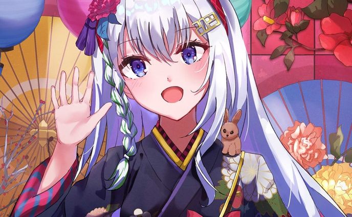 本年もよろしくお願いいたします！
#オリジナル 
#女の子 #着物ドレス 
#illustration #illustrator #illust #art #artist #originalcharacter #イラスト #digitalart #digitalpainting #2023