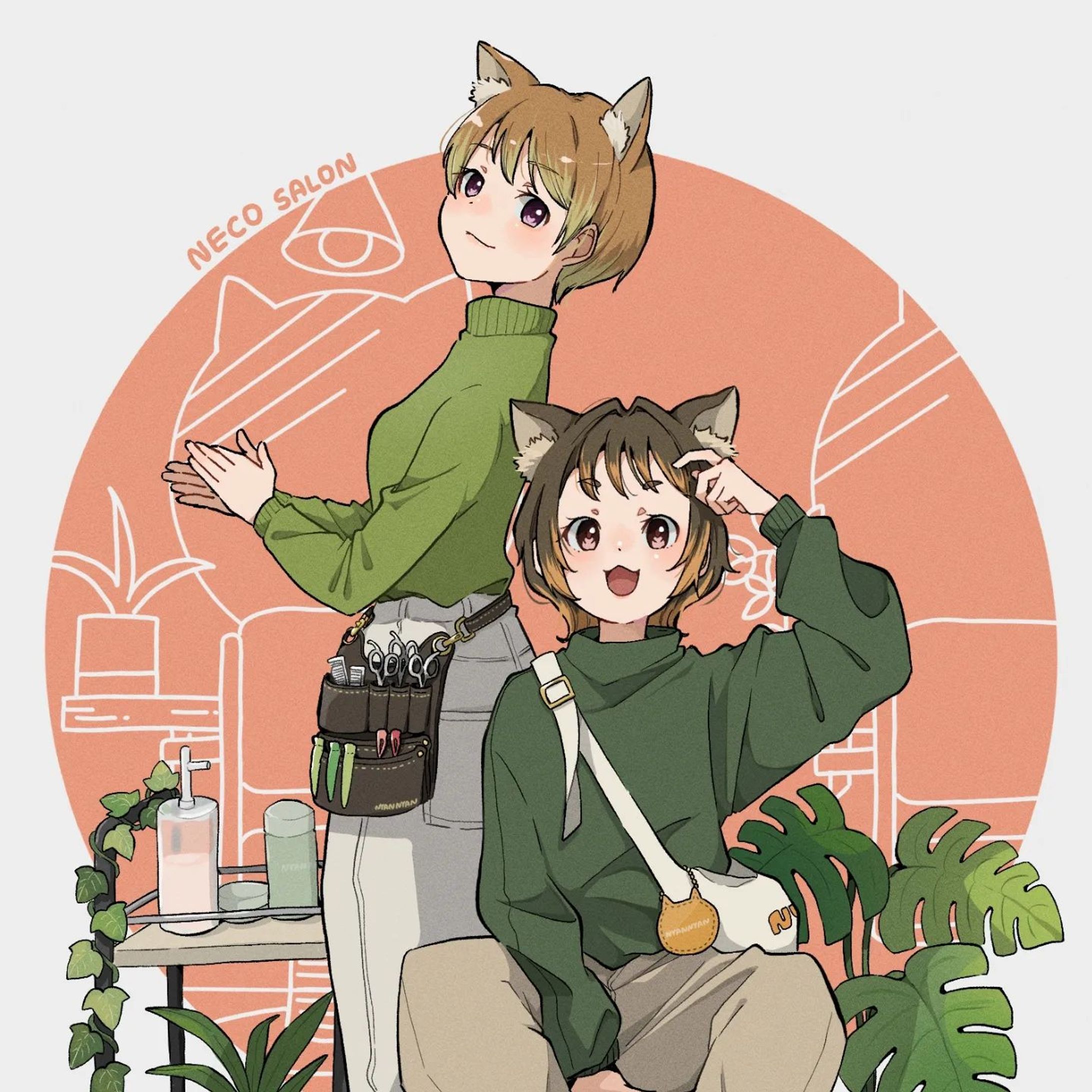 いいじゃん！😺
#art #artworks #draw #drawing #illustration #絵 #イラスト #創作  #originalcharacter #oc #猫 #猫の日-1