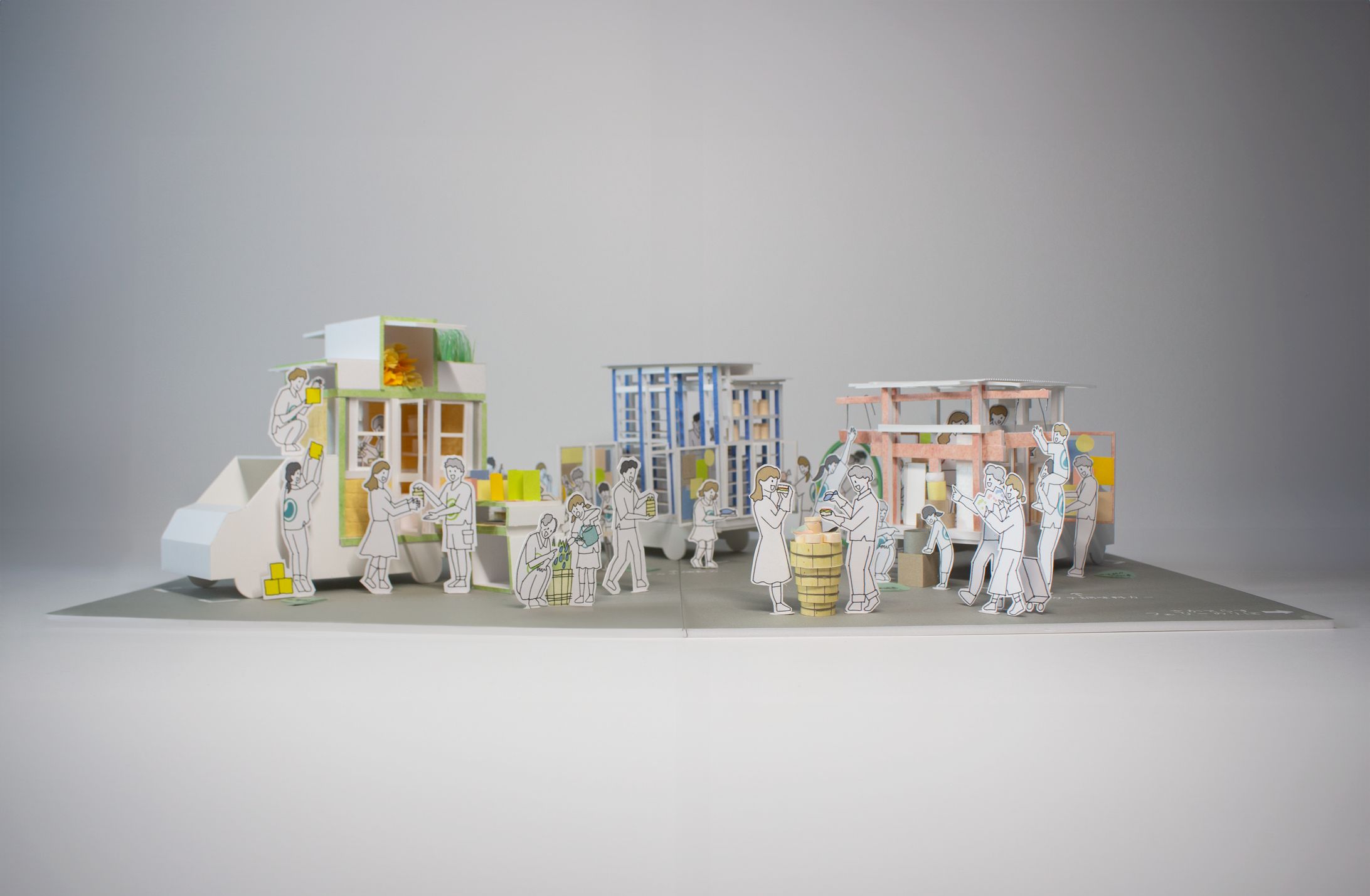 小豆島のフードトラックの提案　模型-1