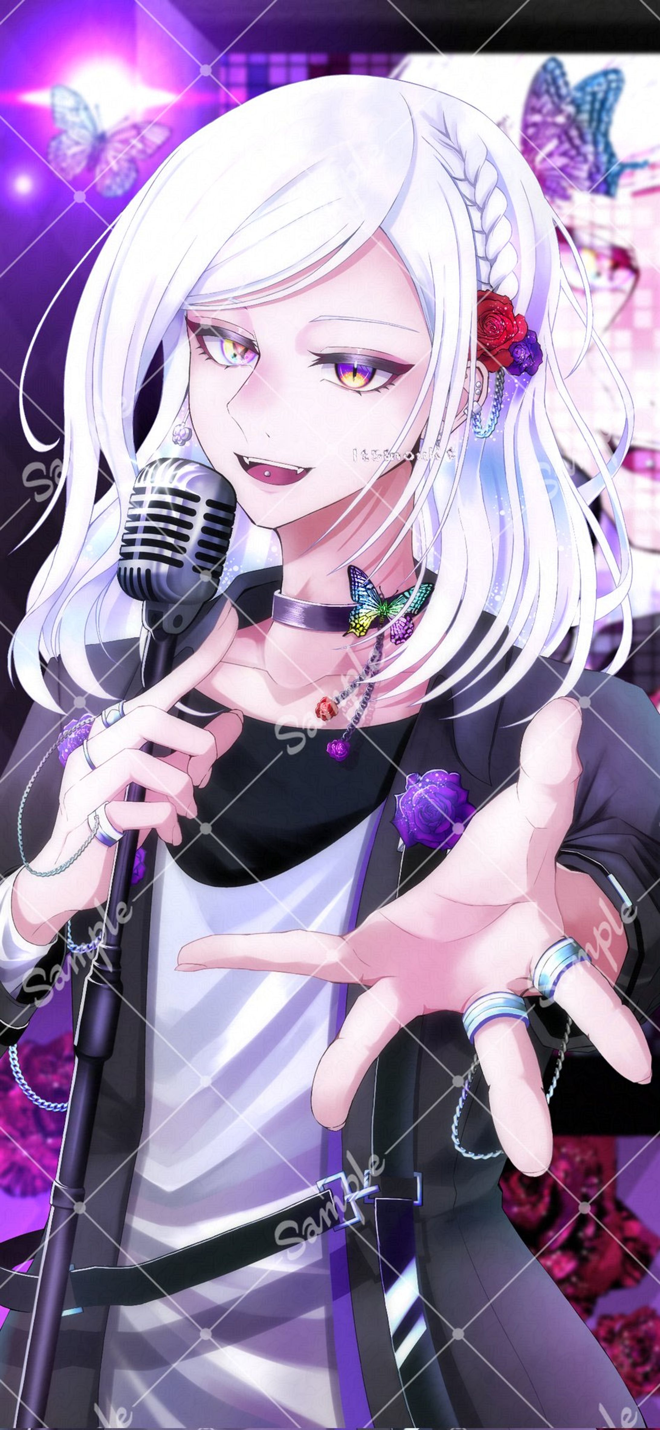 IRIAMライバー様の1枚絵、待ち受け制作-1