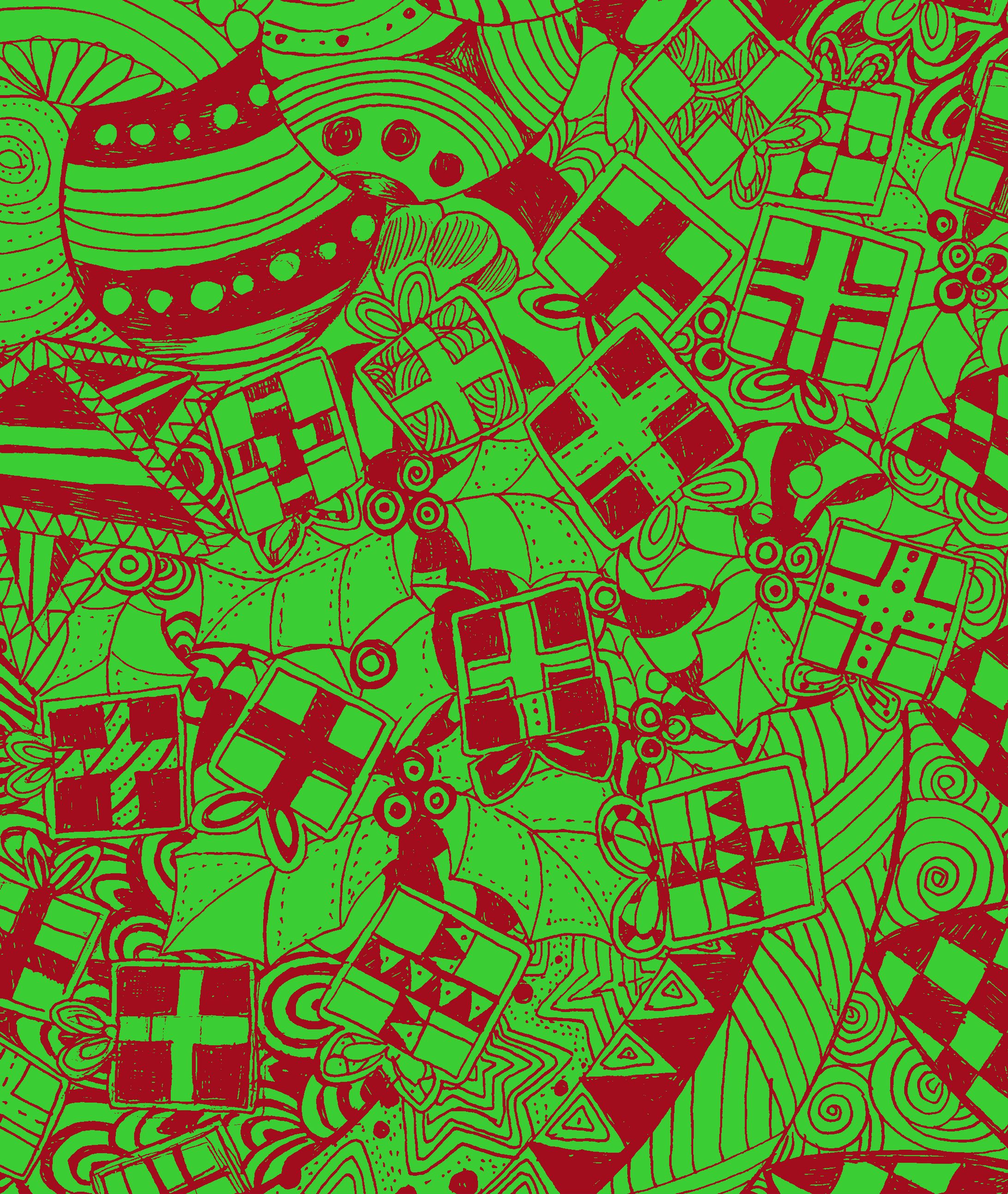 ゼンタングルクリスマス-1