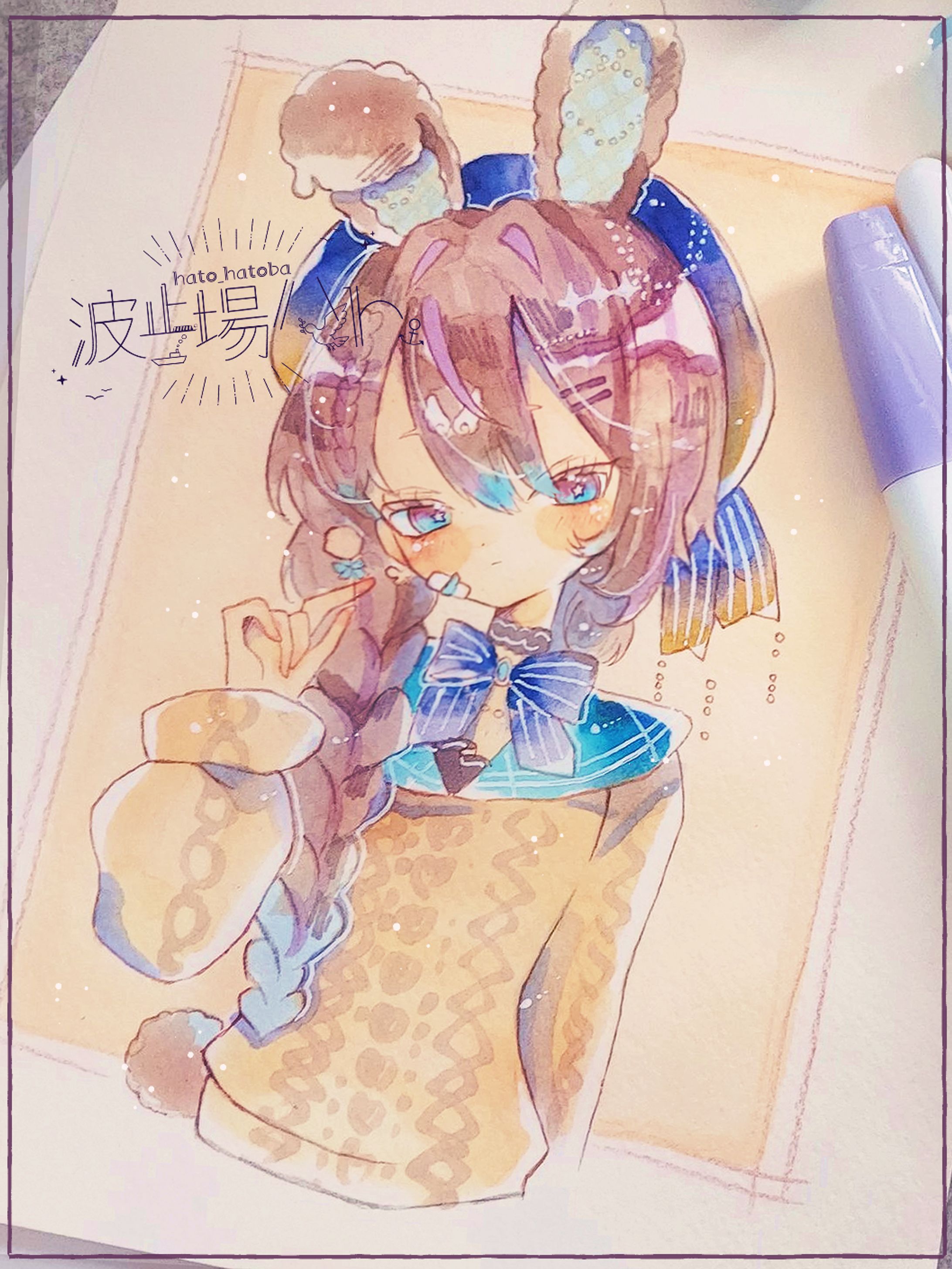 セーラーニットウサギ(アナログ)-1
