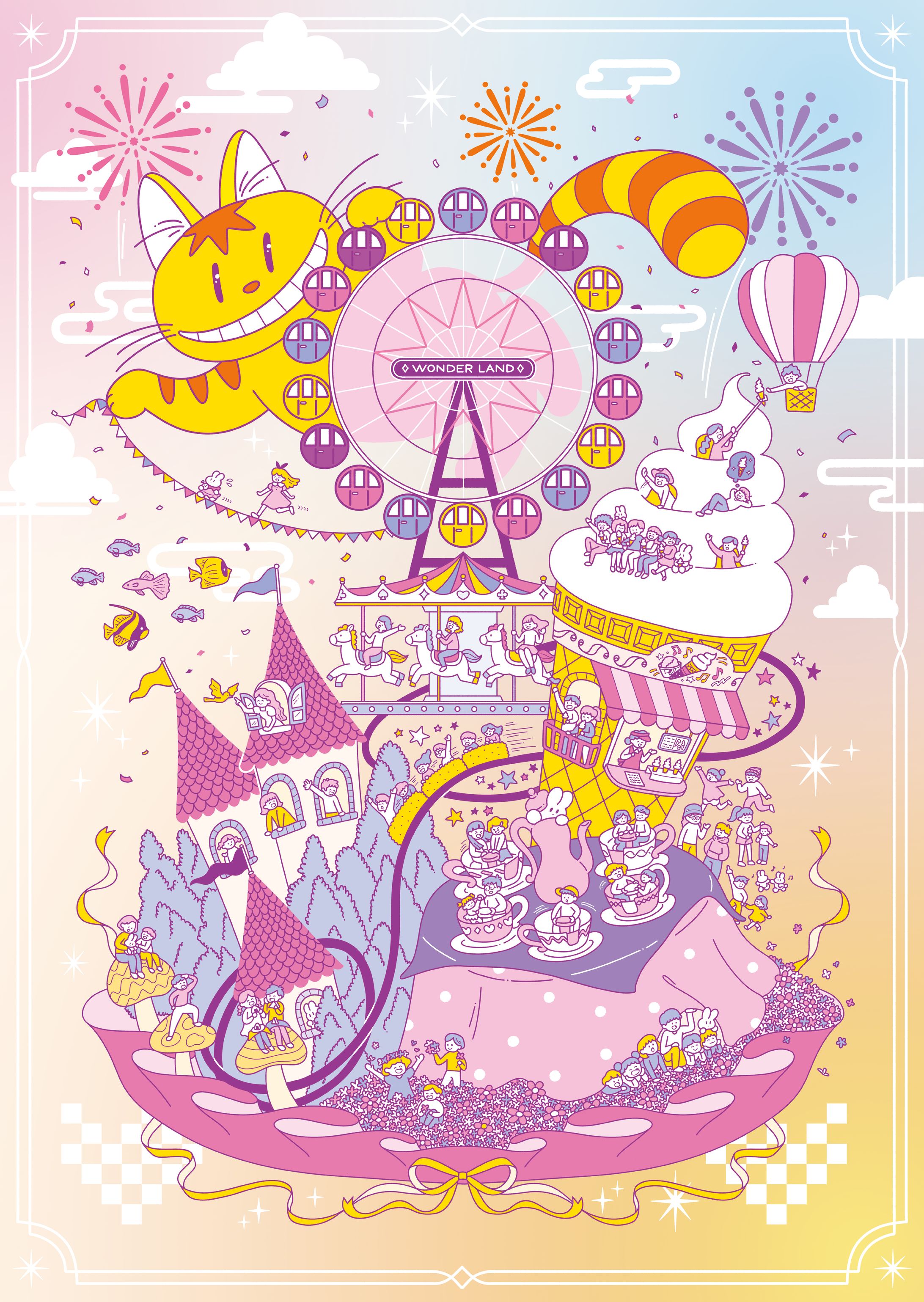 ドリームワンダーランド｜イラストレーション-1