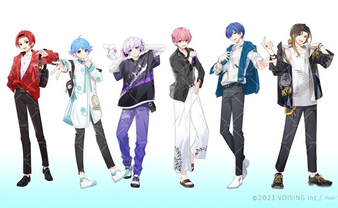 【公式】いれいす歌ってみた楽曲用立ち絵イラスト制作