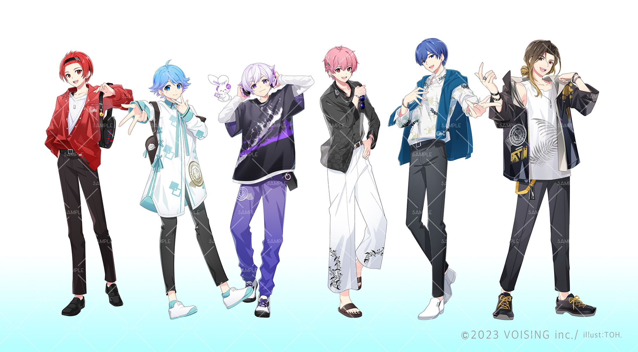 【公式】いれいす歌ってみた楽曲用立ち絵イラスト制作-1