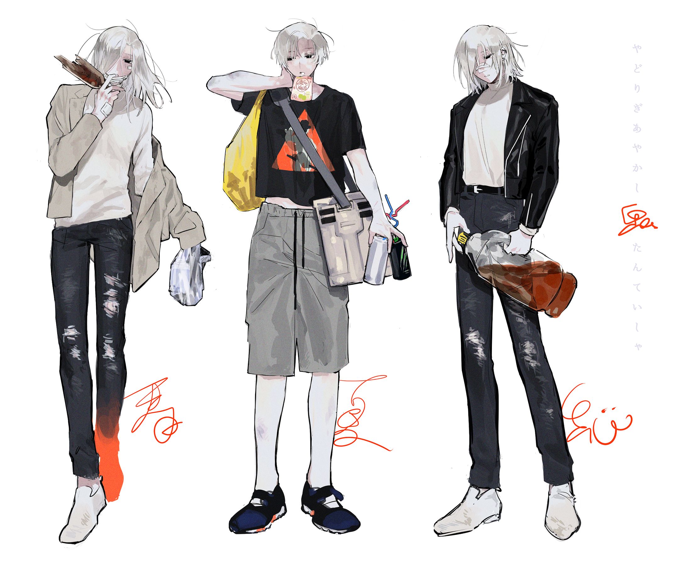 一次創作立ち絵（ラフ）-1