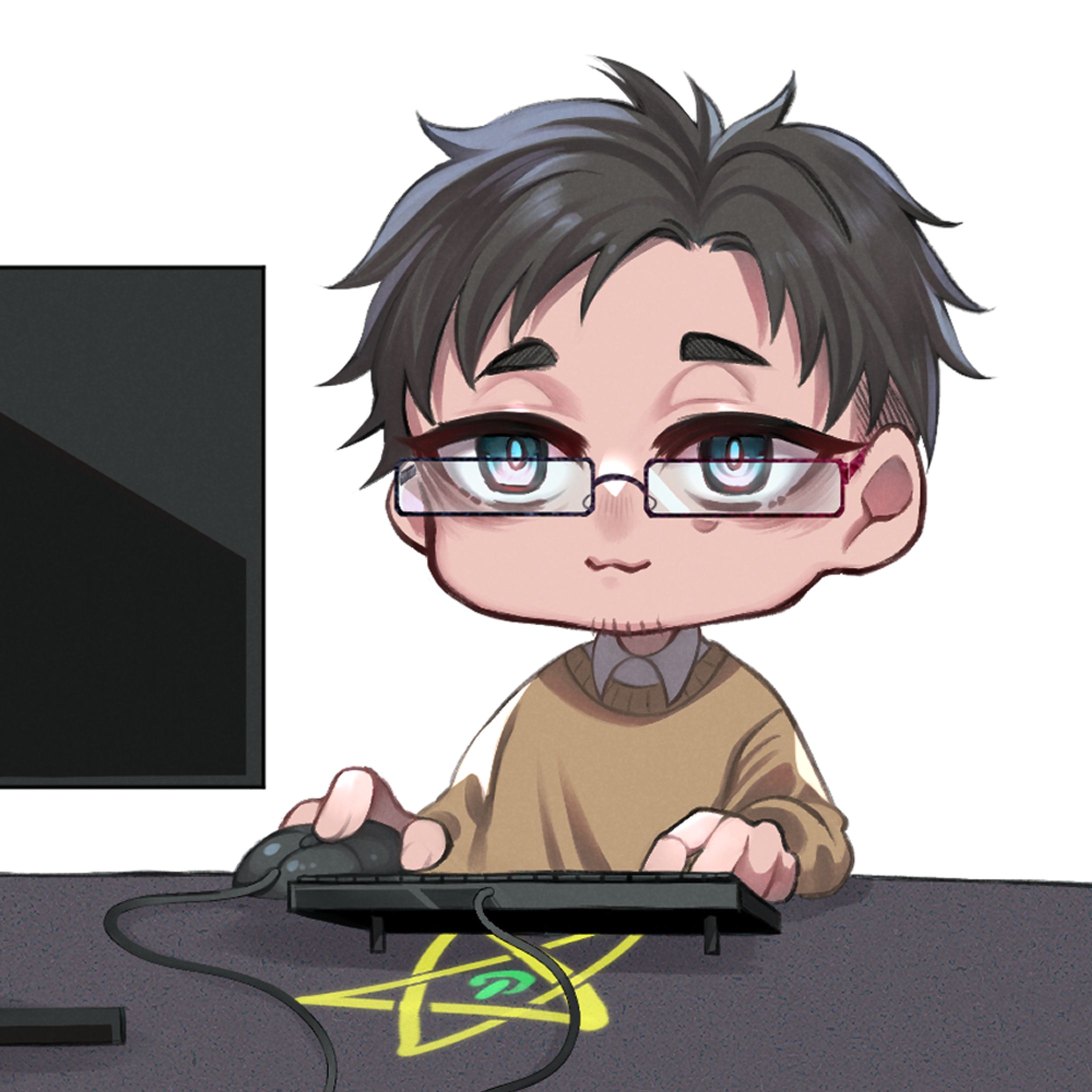 イラスト｜めてお様 - SDキャラクターアイコン-1