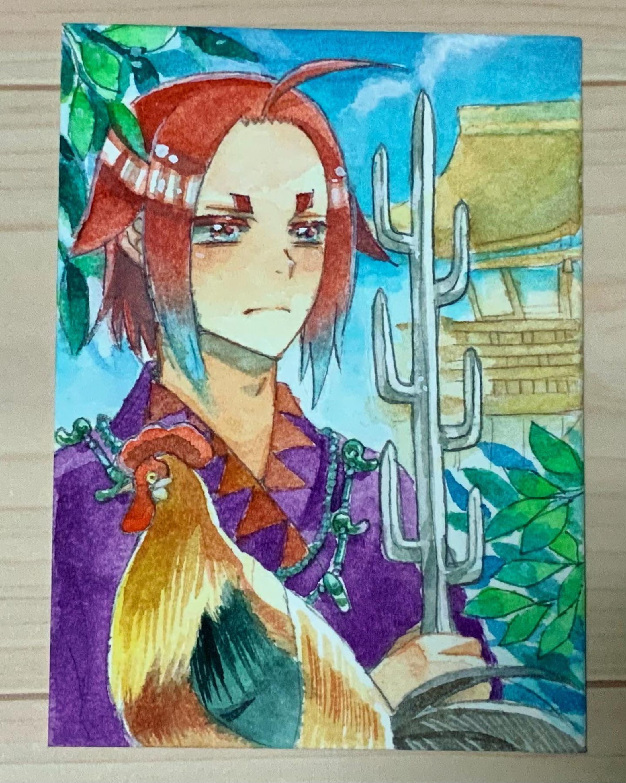 2021年に描いた絵のリメイク-1