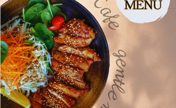 カフェ　看板　広告