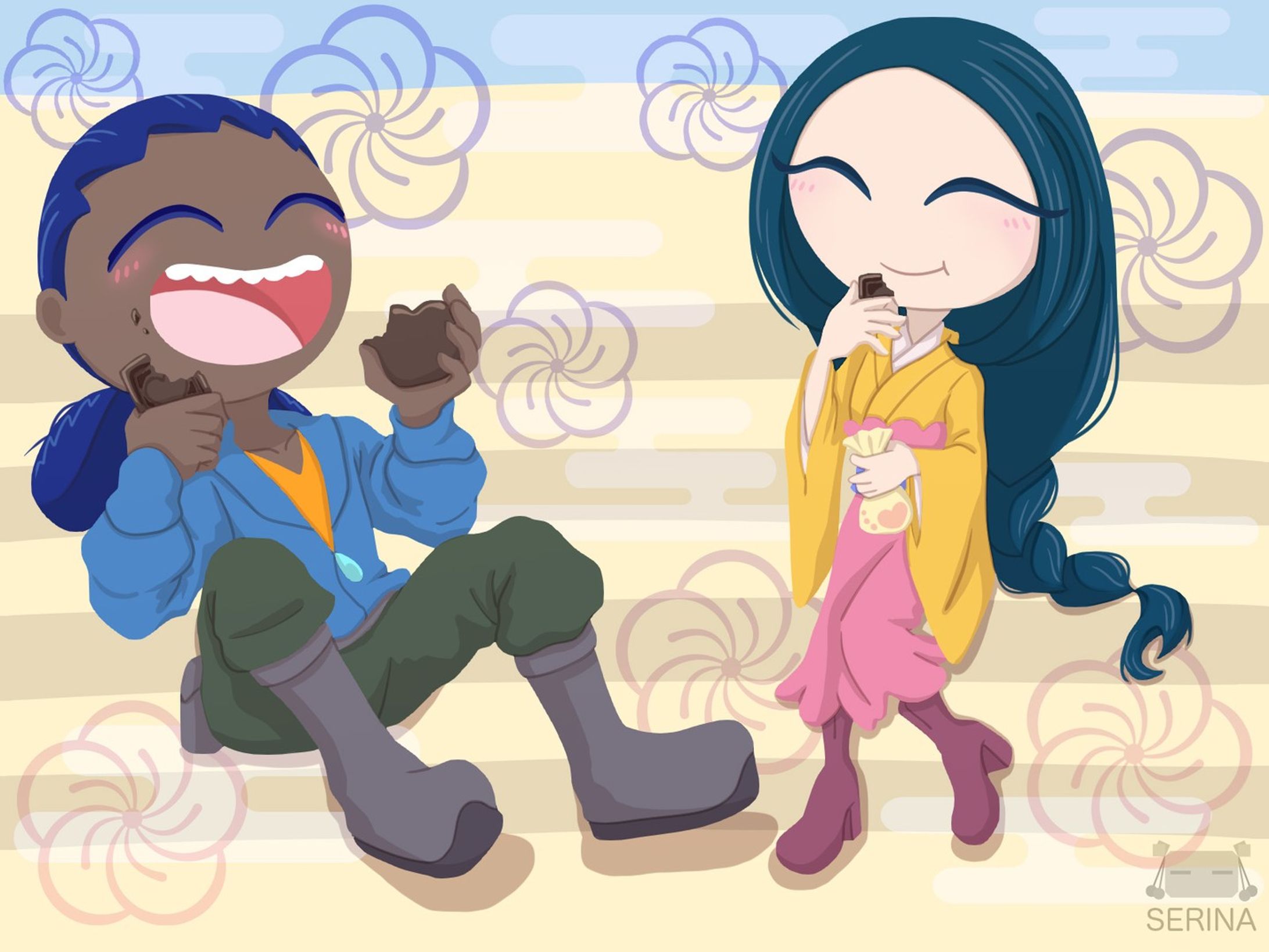 チョコをモグモグ美味しゅうございます。

#バレンタイン #チョコレート #valentines #chocolate #sweet #cute #illustration #originalcharacter #イラスト #オリジナル #カップル-1