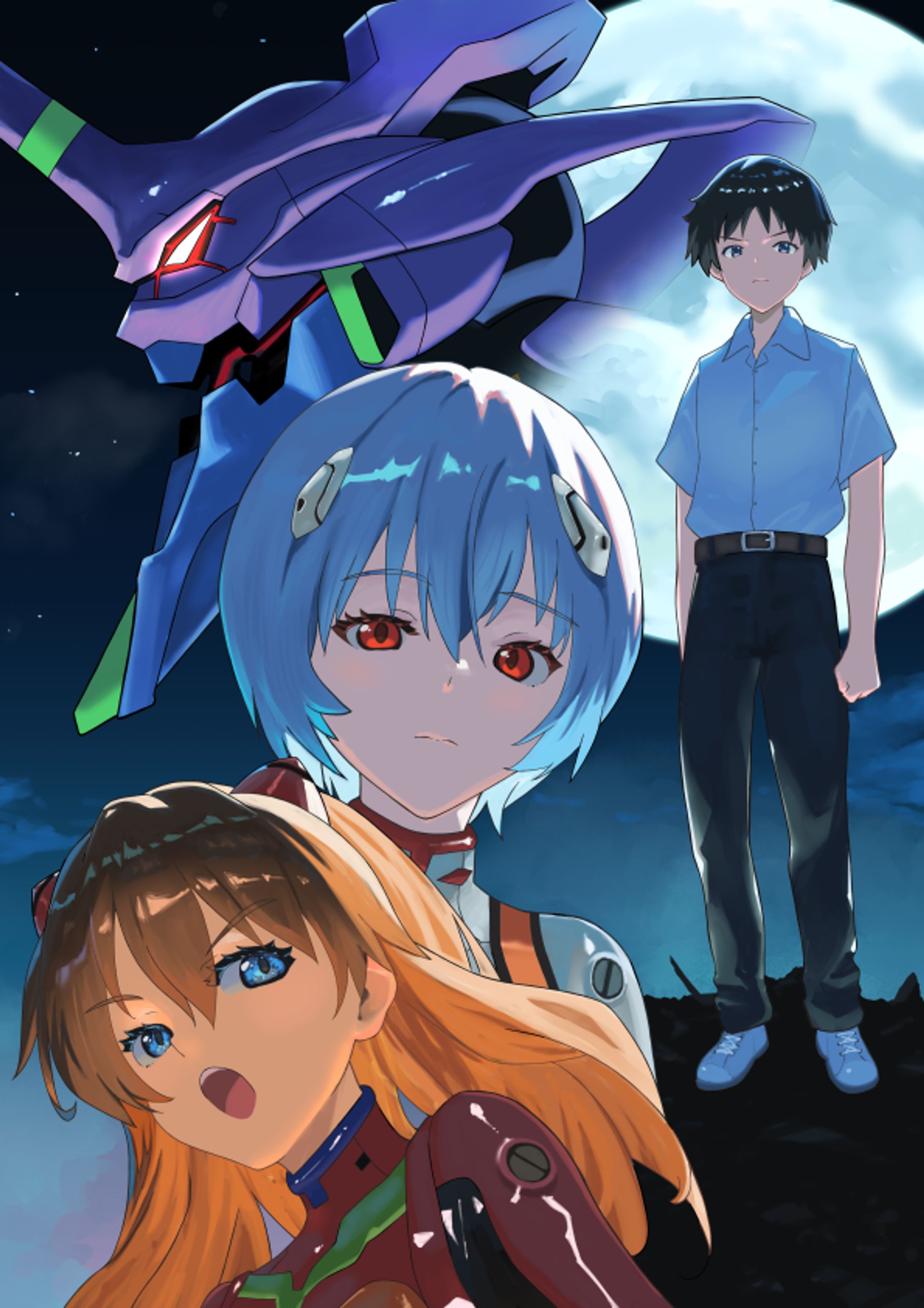 新世紀エヴァンゲリオンのファンアート-1