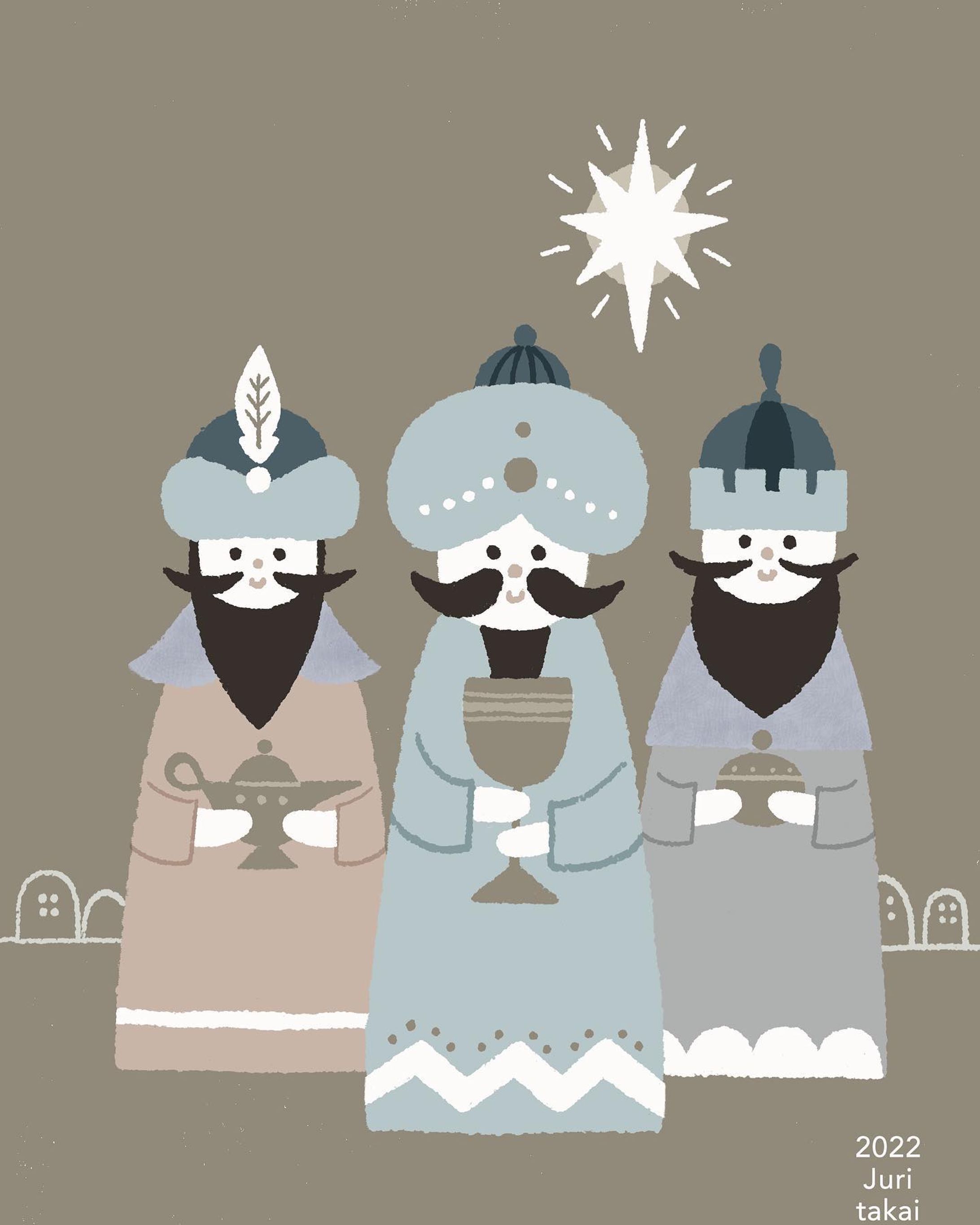 The three wisemen/東方の三賢者

クリスマスといえばこれも。

#threewiseman #christmas 
#新訳聖書 #adobephotoshop 
#illustration #artwork 
#artofinstagram #1日1絵 
#digitalillustration #illustrationoftheday 
#イラストレーター #東方の三博士 
#東方の三賢人 #東方の三賢者 
#高井じゅり #イラスト #いらすとぐらむ 
#クリスマス-1