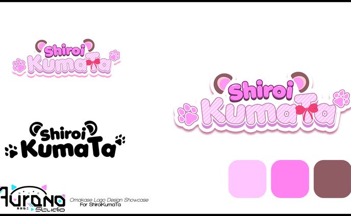 Shiroi Omakase Vtuber Logo Design