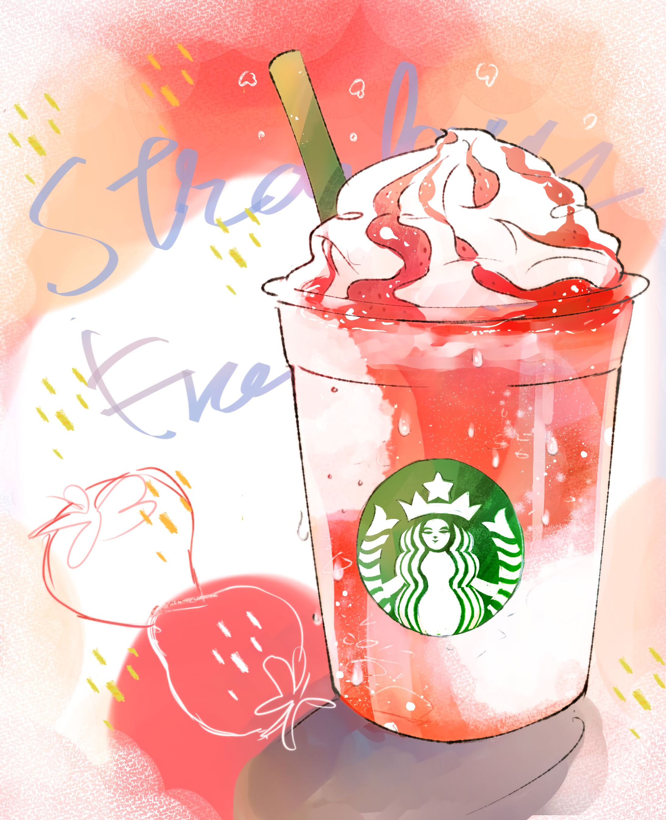 ストロベリーフラペチーノ-1