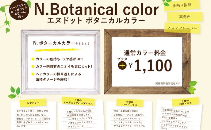メニューPOP