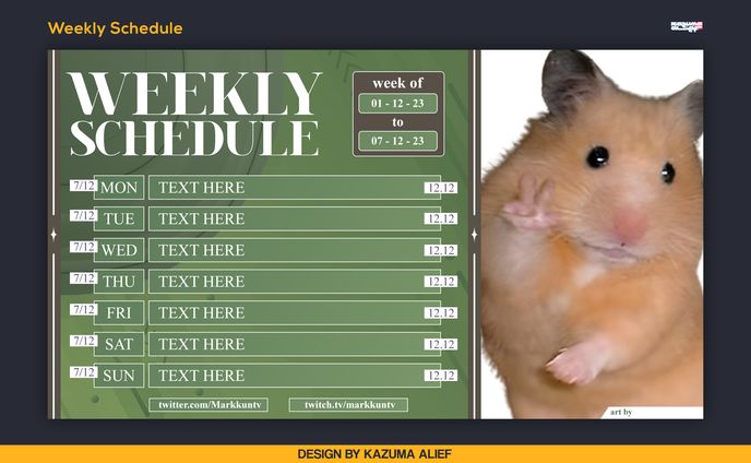 [Weekly Schedule] Ammarkuntv