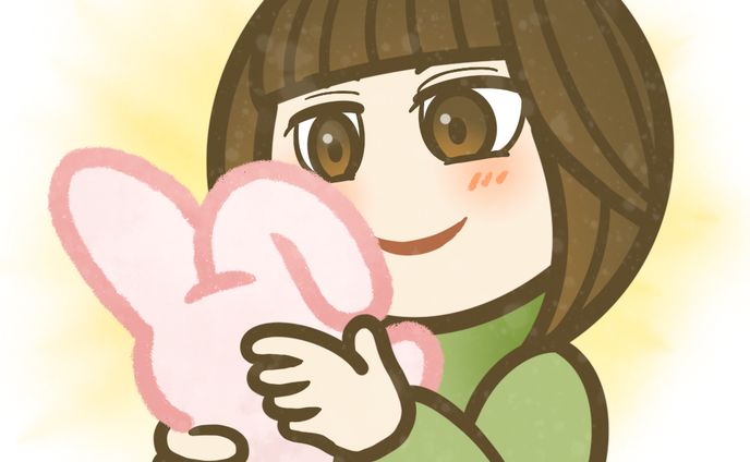 かわいいうさぎさん（SNSアイコン）