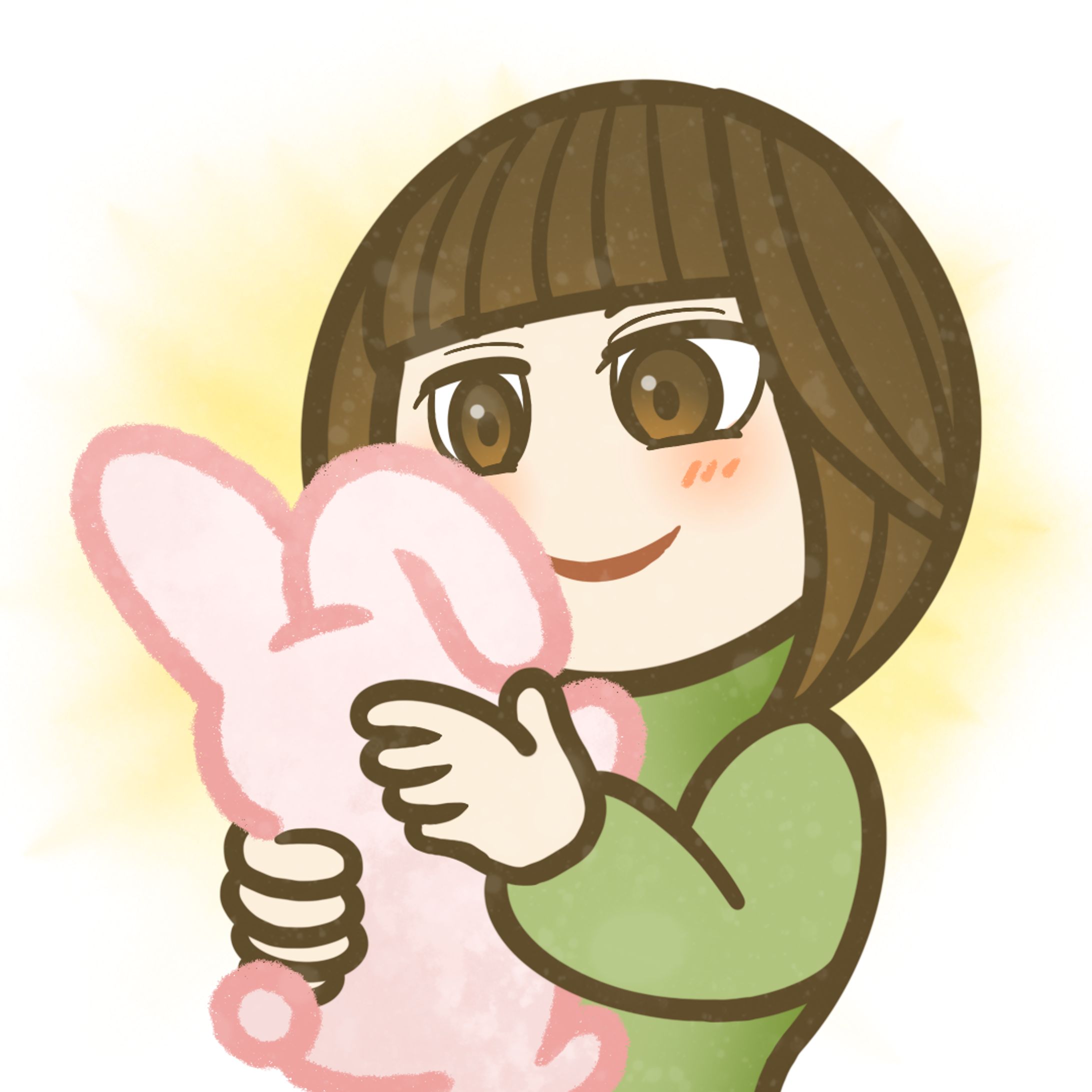 かわいいうさぎさん（SNSアイコン）-1