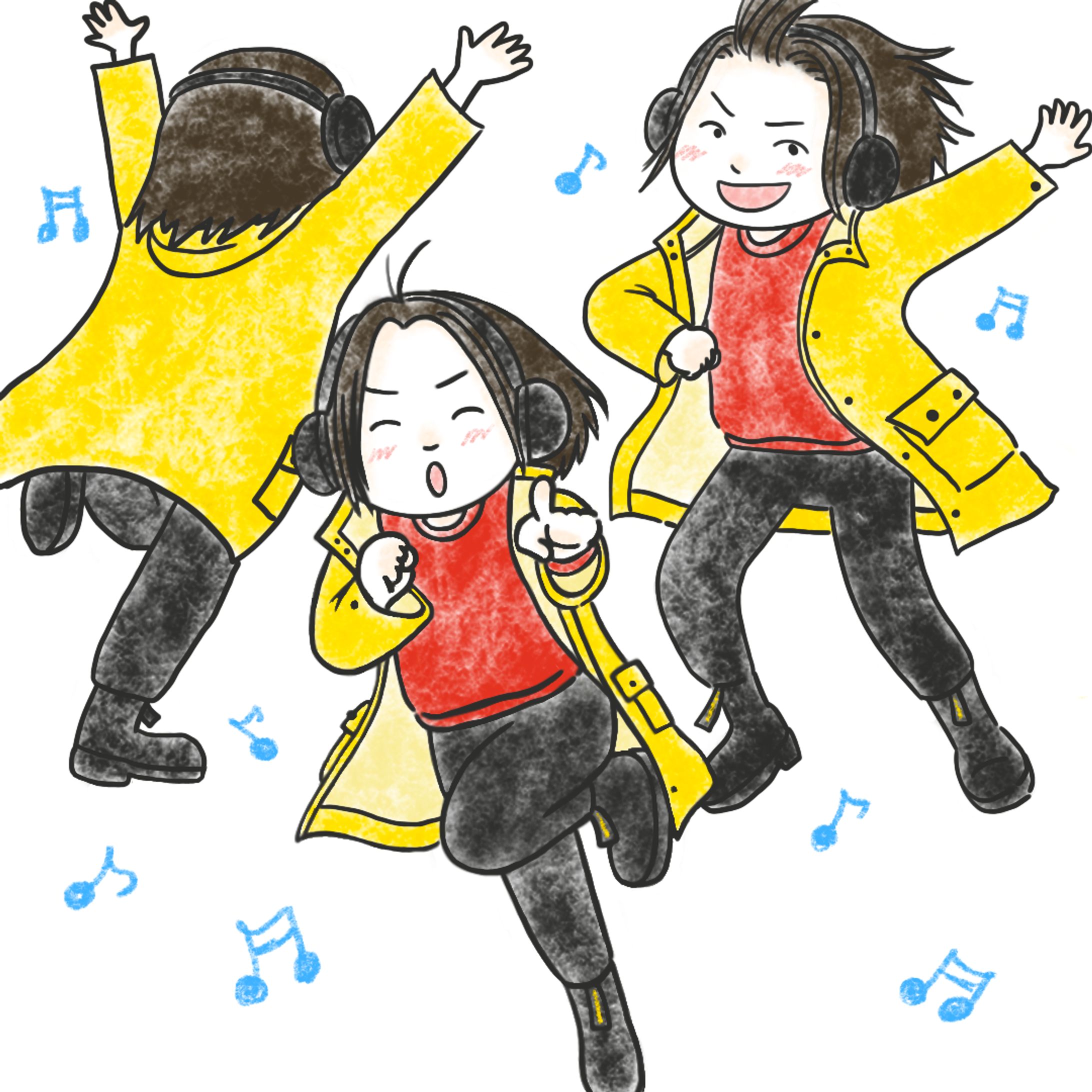 【実績】洋楽で歌い踊り狂っている1コマ-1