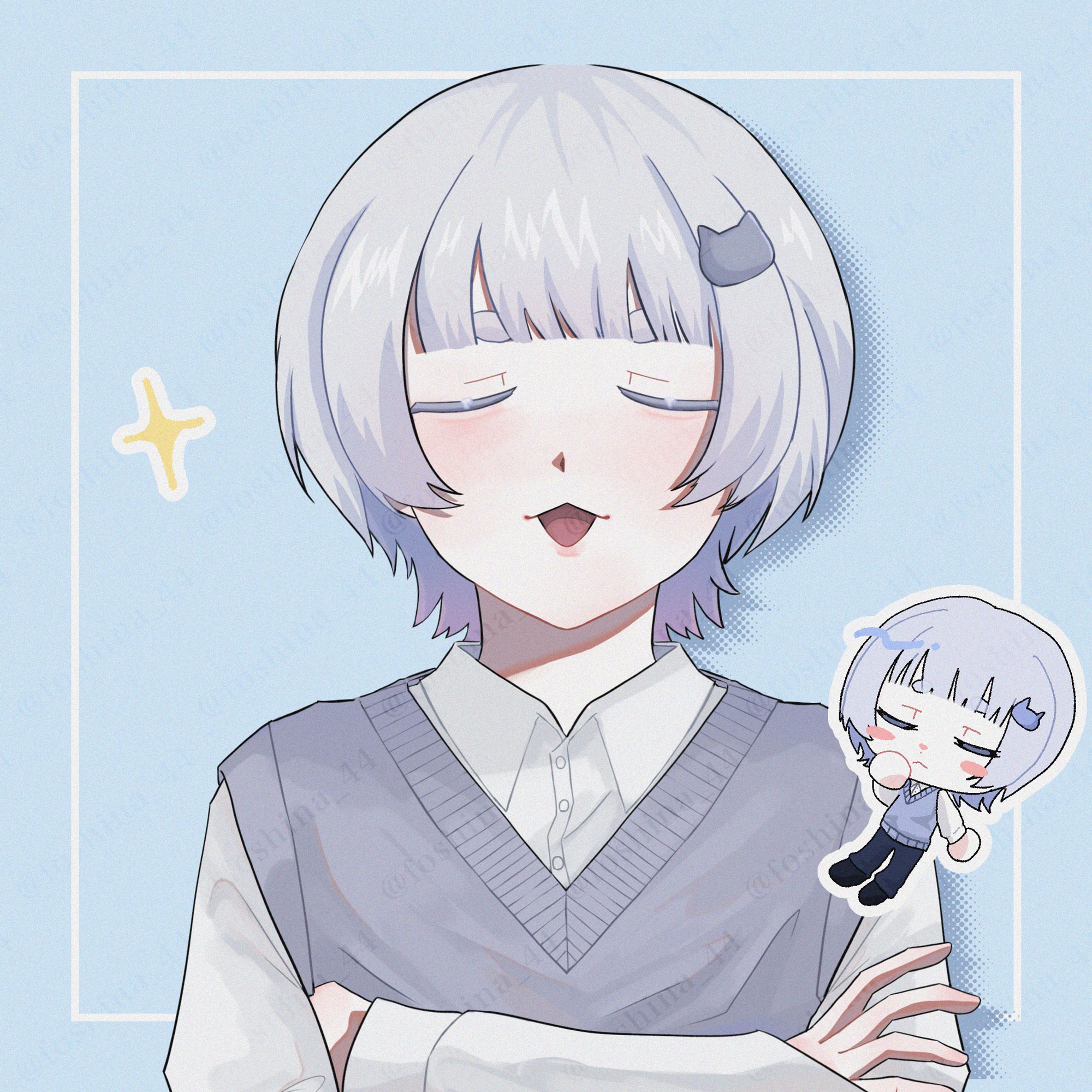 バストアップアイコンイラスト-1