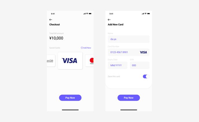 Daily UI / Day2 - Credit Card Checkout