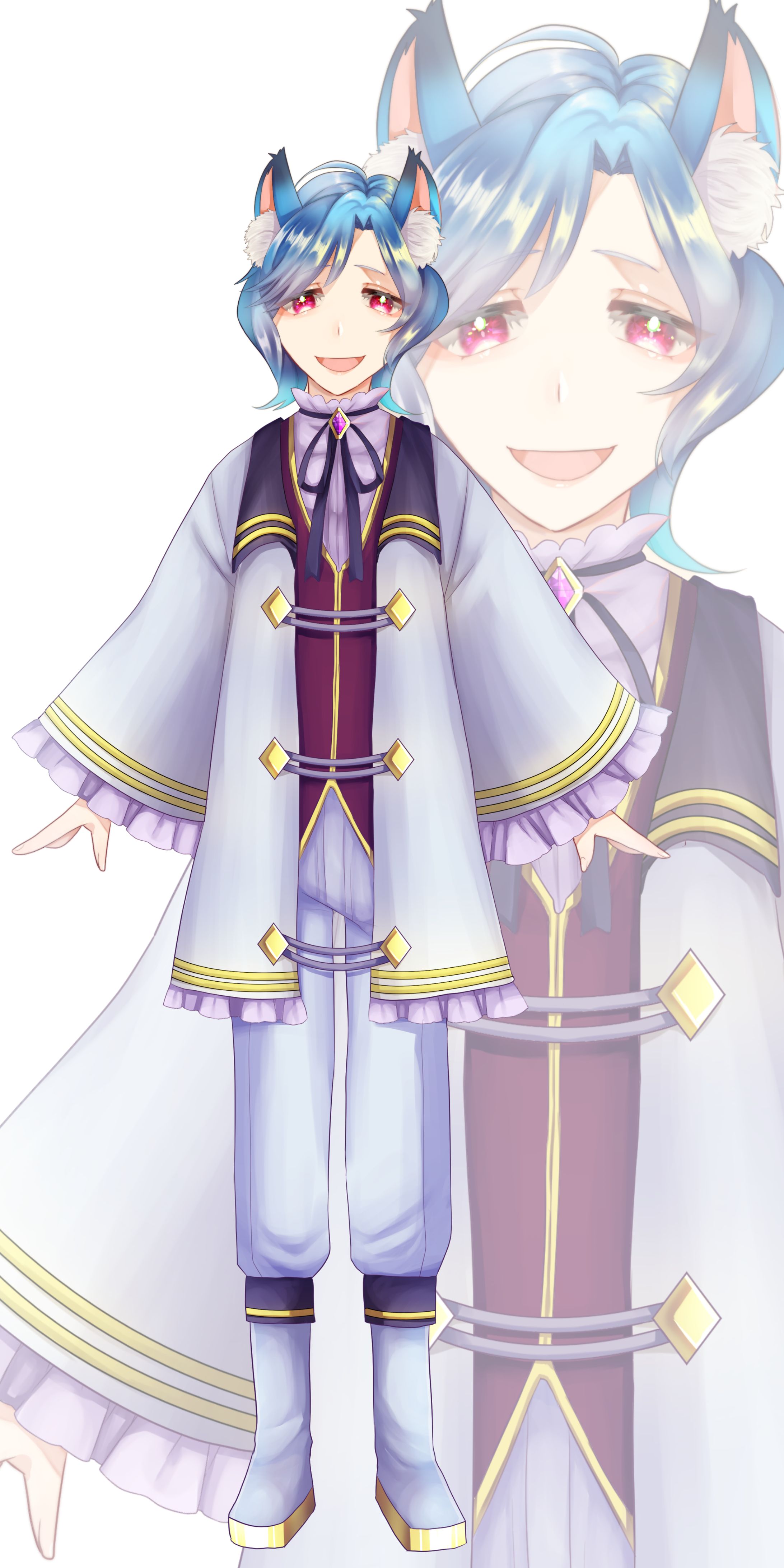 【仕事】IRIAM個人Vライバー魚海あじ様衣装デザイン-1