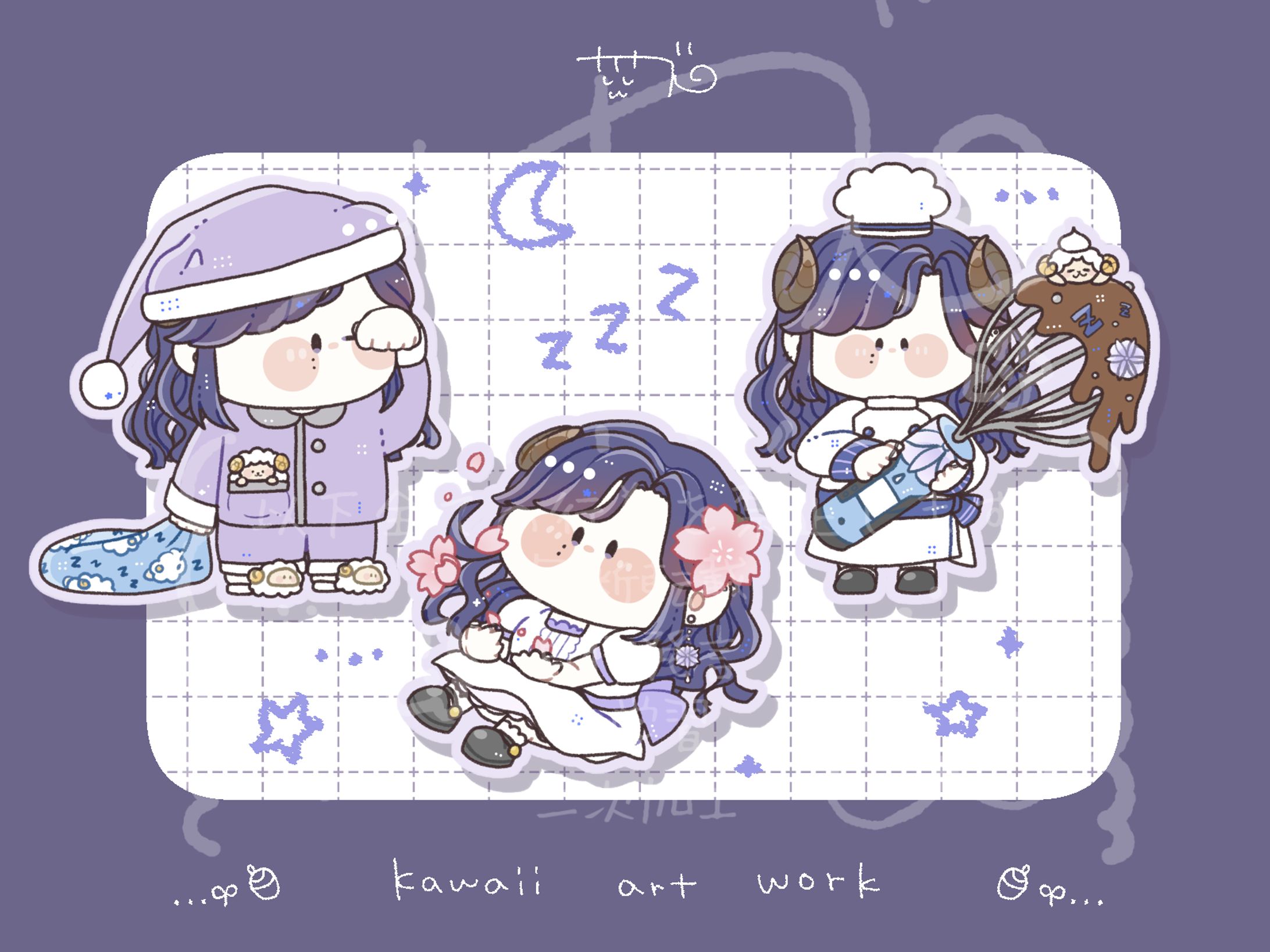 【ご依頼】量産SDイラスト/夢見めい様-1