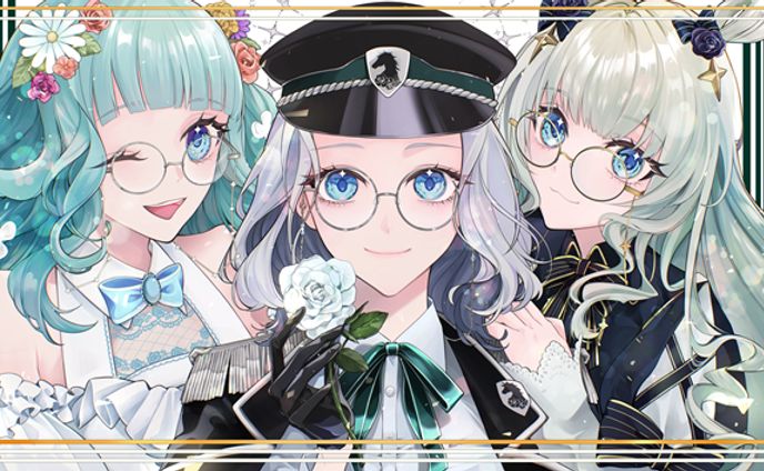 ♡翠緑マナ様◆3周年記念配信サムネイル･グッズイラスト