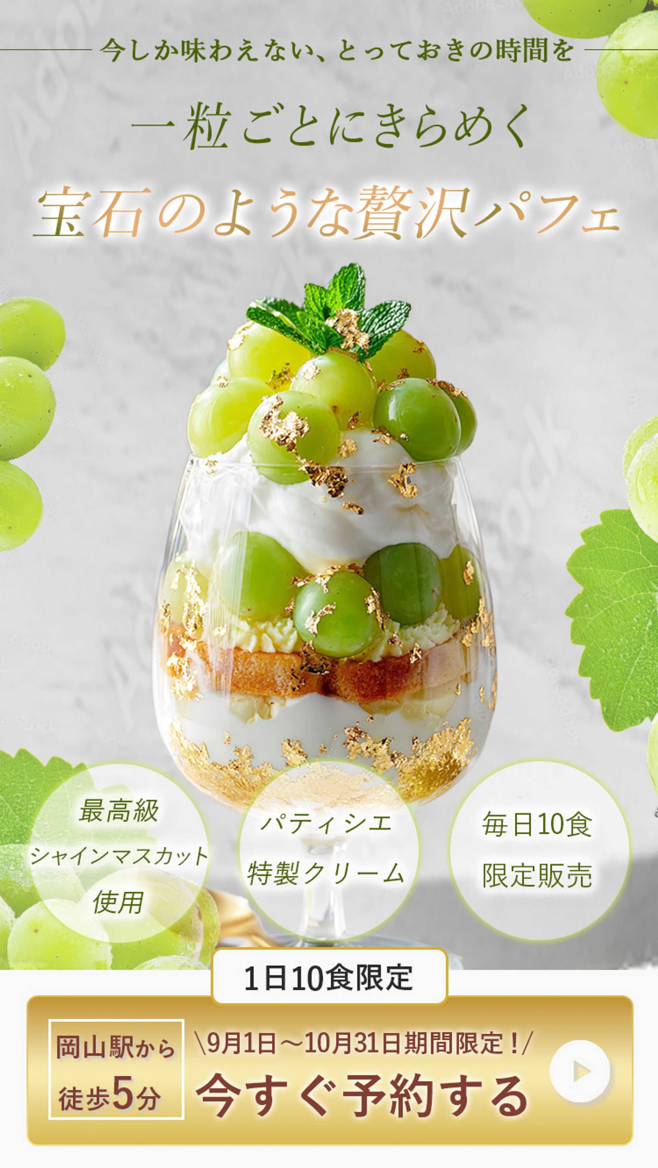 （架空）高級シャインマスカットパフェLPのFV-1