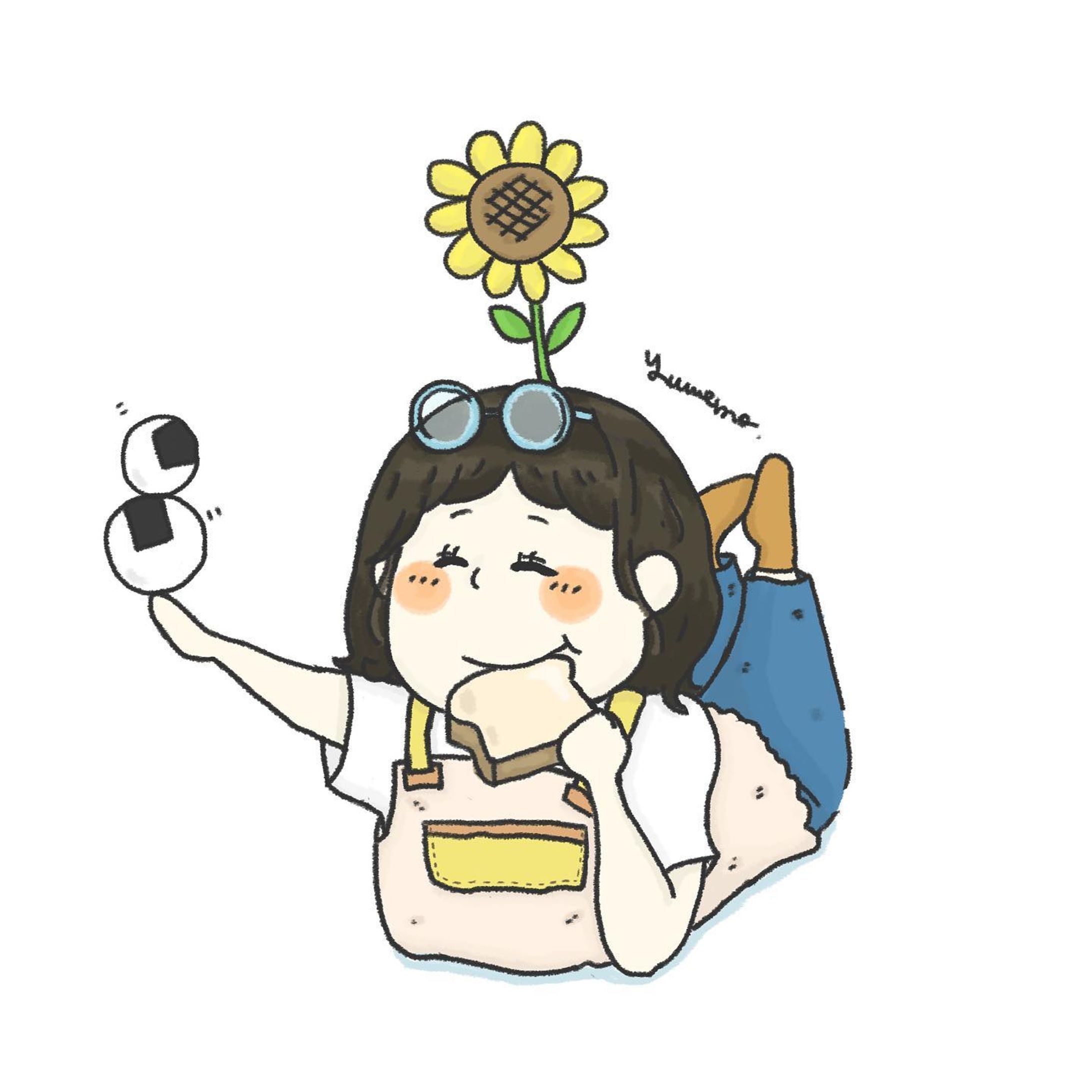 【アイコン】夏を楽しむ女の子。-1