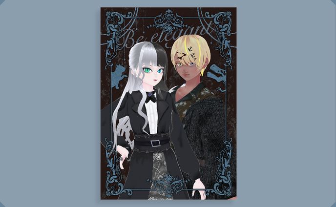 ちゃのとまCH様Vtuberセット（宣伝画像・ロゴ・雑談、ゲーム配信画面）