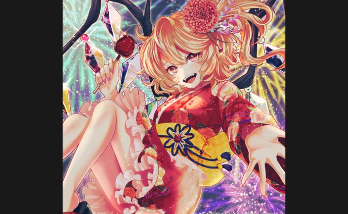 【東方キャノンボール】フランドール・スカーレット（浴衣）