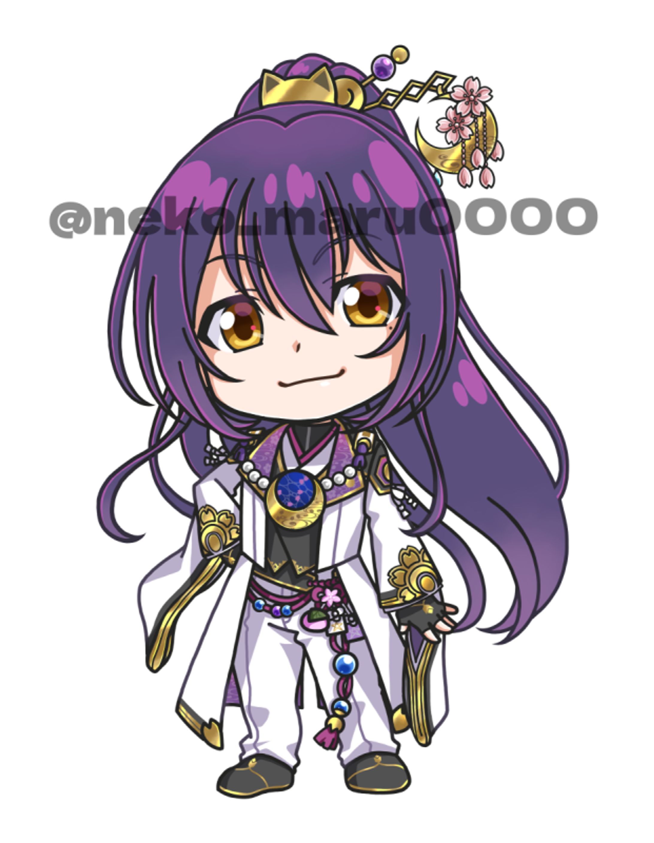 天崎義経様デフォルメイラスト（ご依頼品）-1