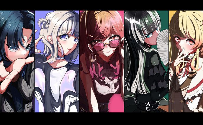 ホロライブ リグロス1周年イラスト