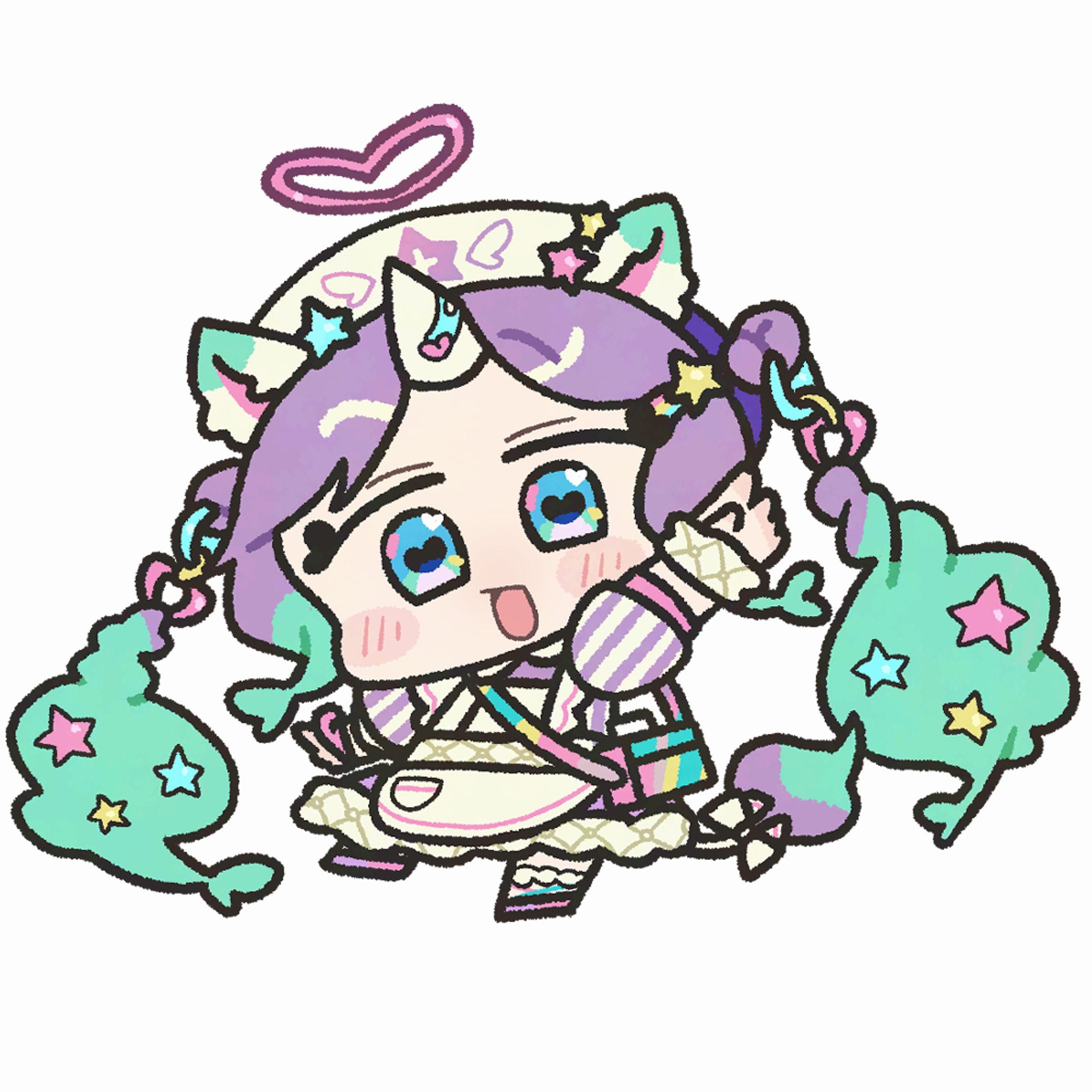Vtuberデフォルメイラスト-1