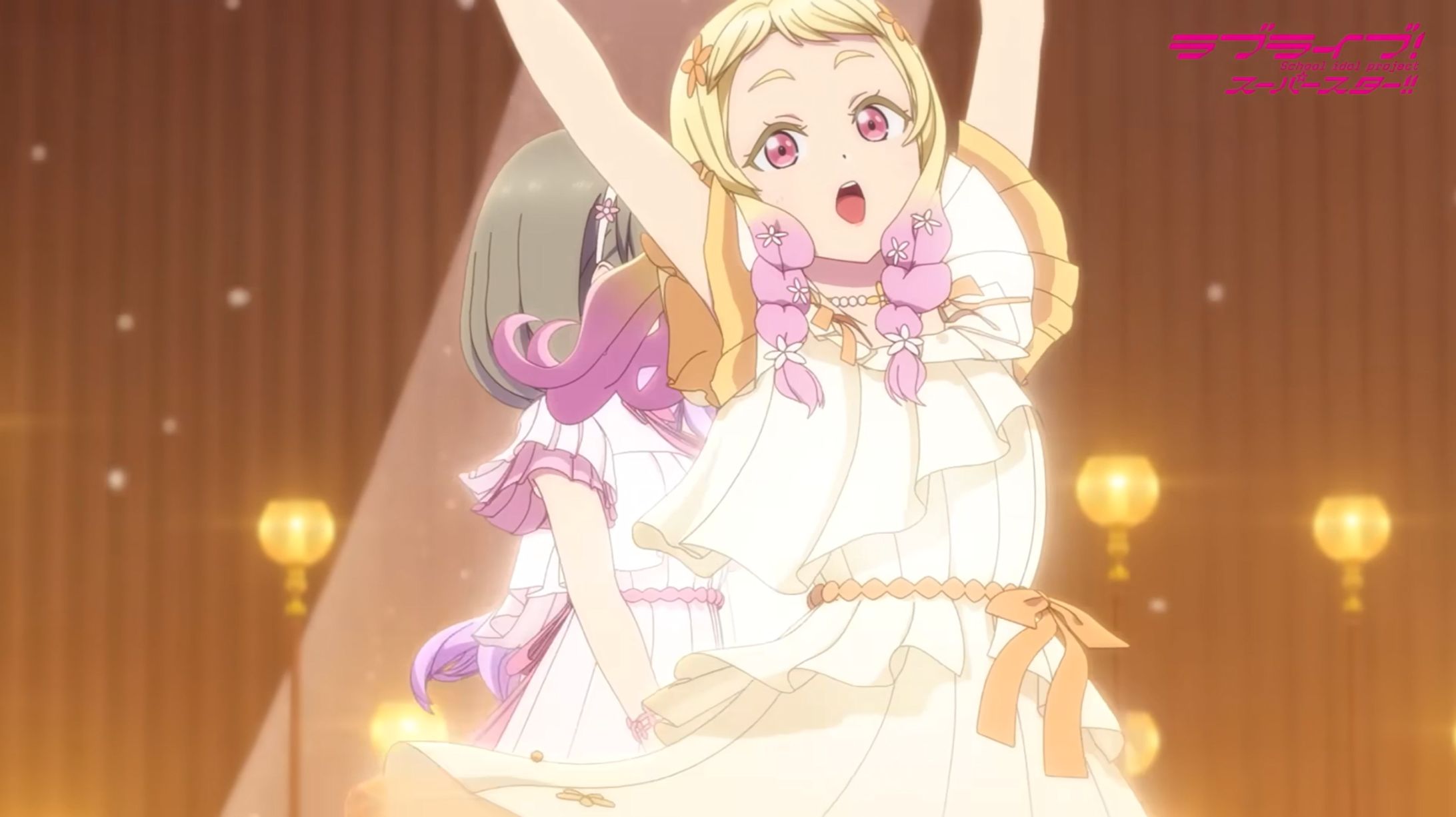 10話はスーパースターではおとなしめの曲だったので、夏美の表情もおとなしめに、正統派な美少女になりました 10話はスーパースターではおとなしめの曲だったので、夏美の表情もおとなしめに、正統派な美少女になりました