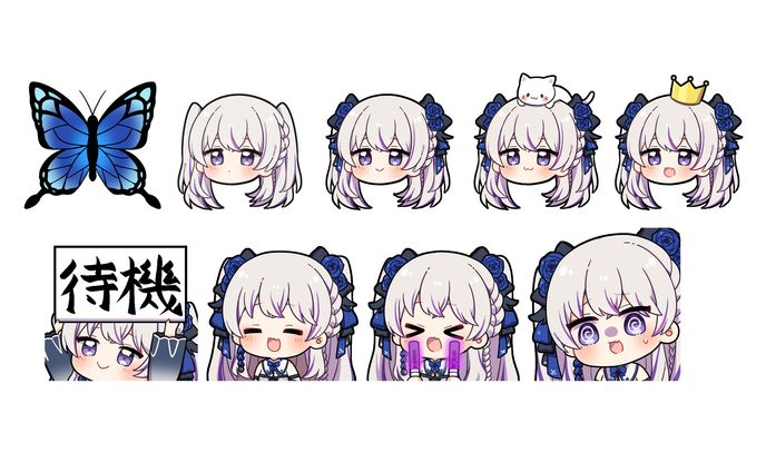 Vtuber 東 雪蓮　メンバーシップイラスト