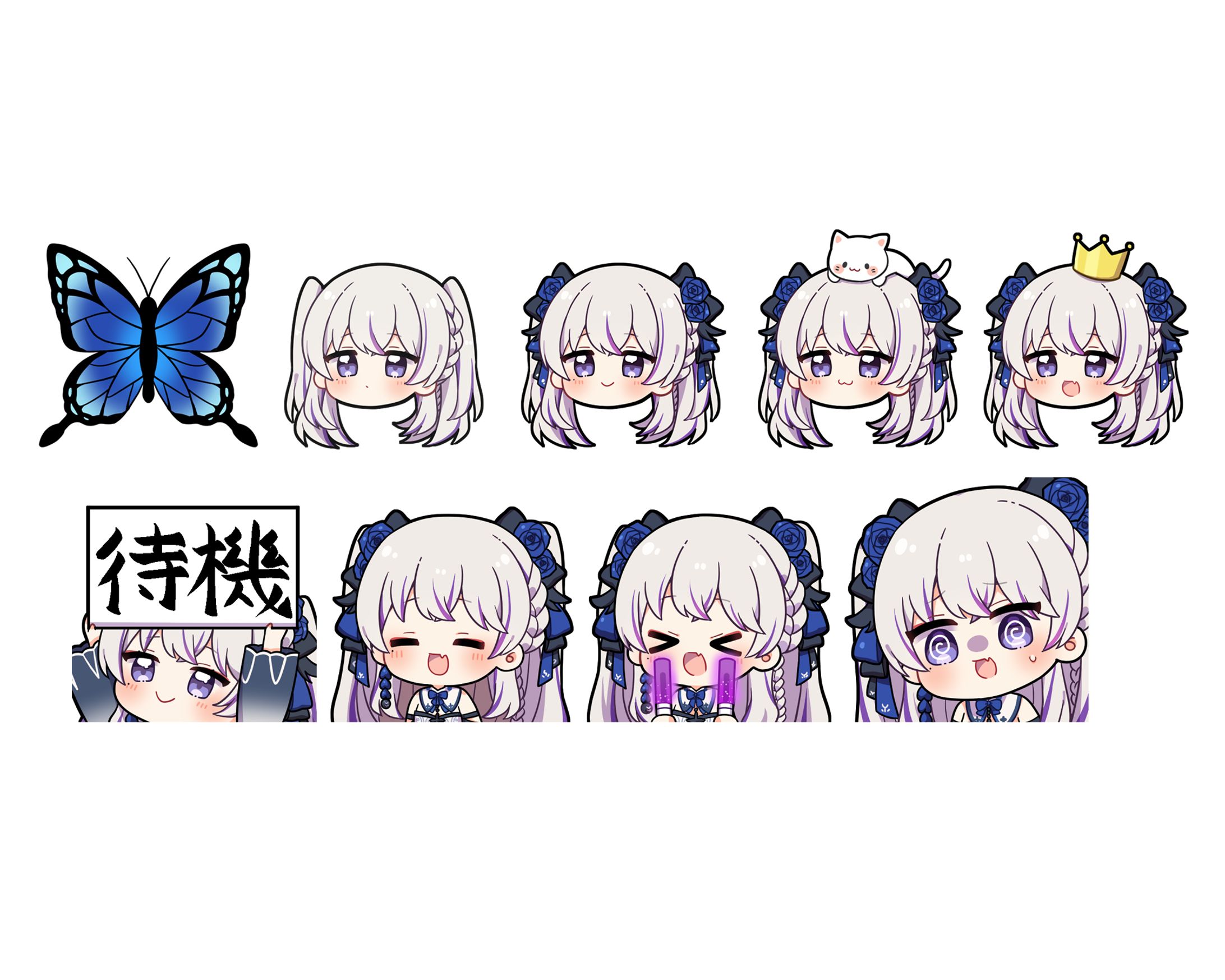 Vtuber 東 雪蓮　メンバーシップイラスト-1