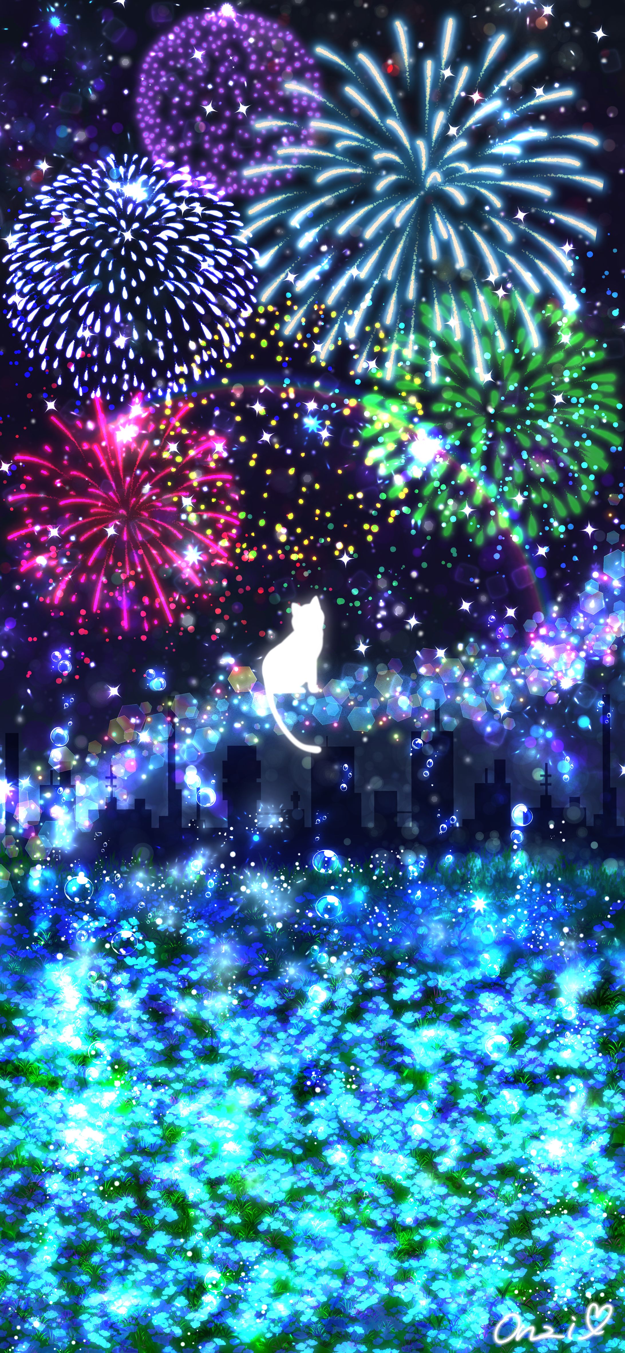 趣味:イラスト⑤『猫の見た夢』-1