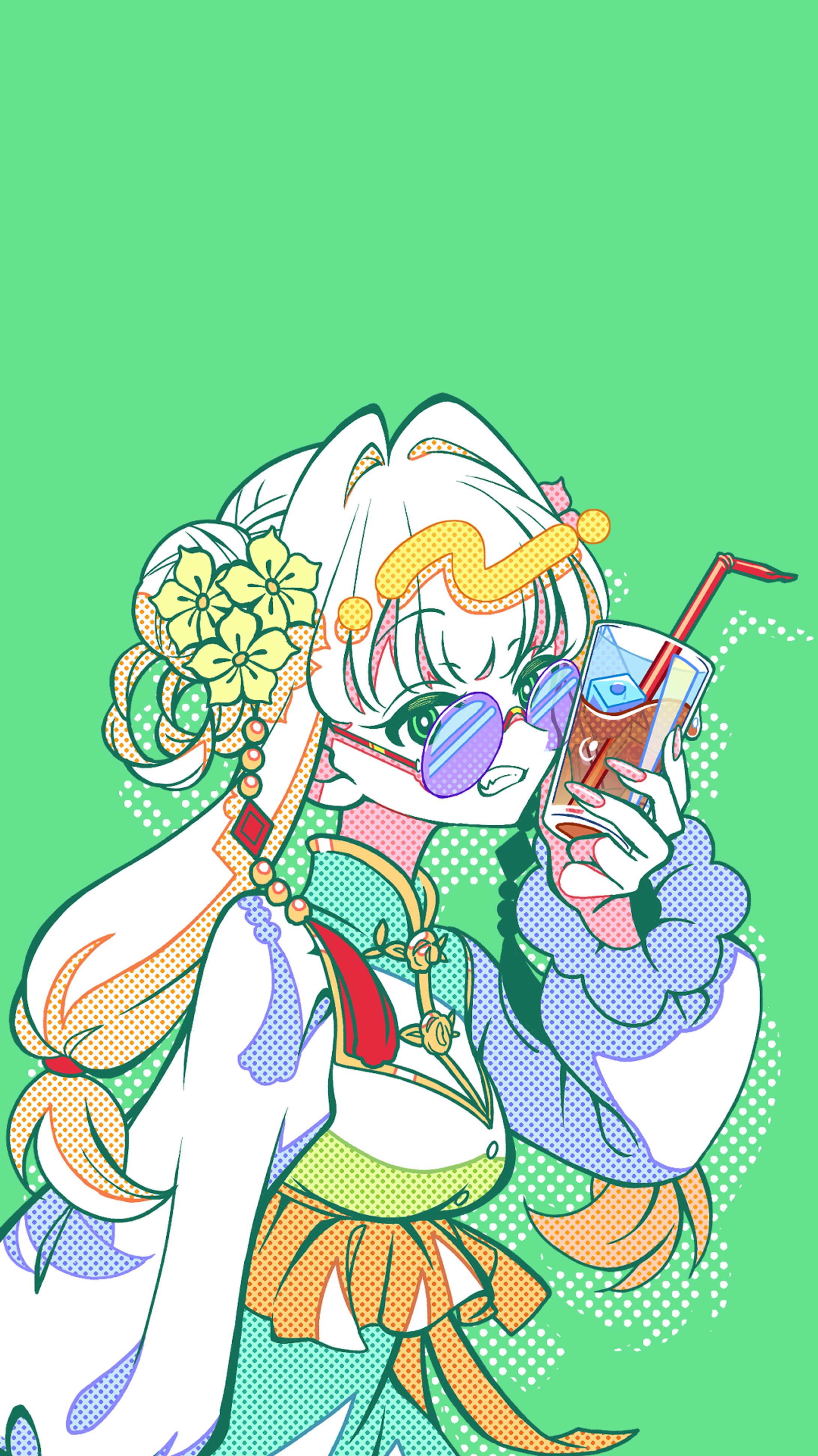 【ご依頼】スマホ壁紙イラスト-1