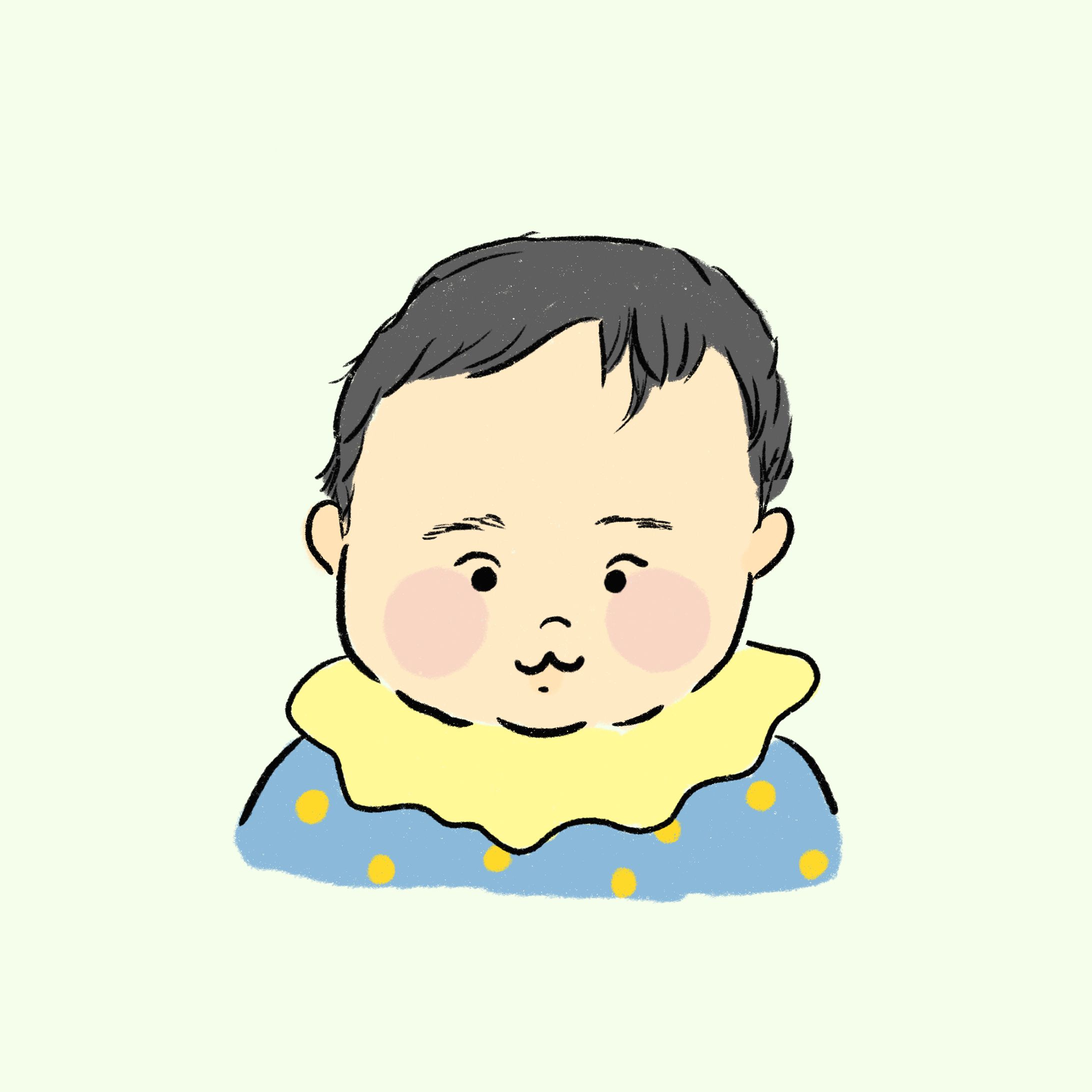 ベイビー🍼似顔絵-1
