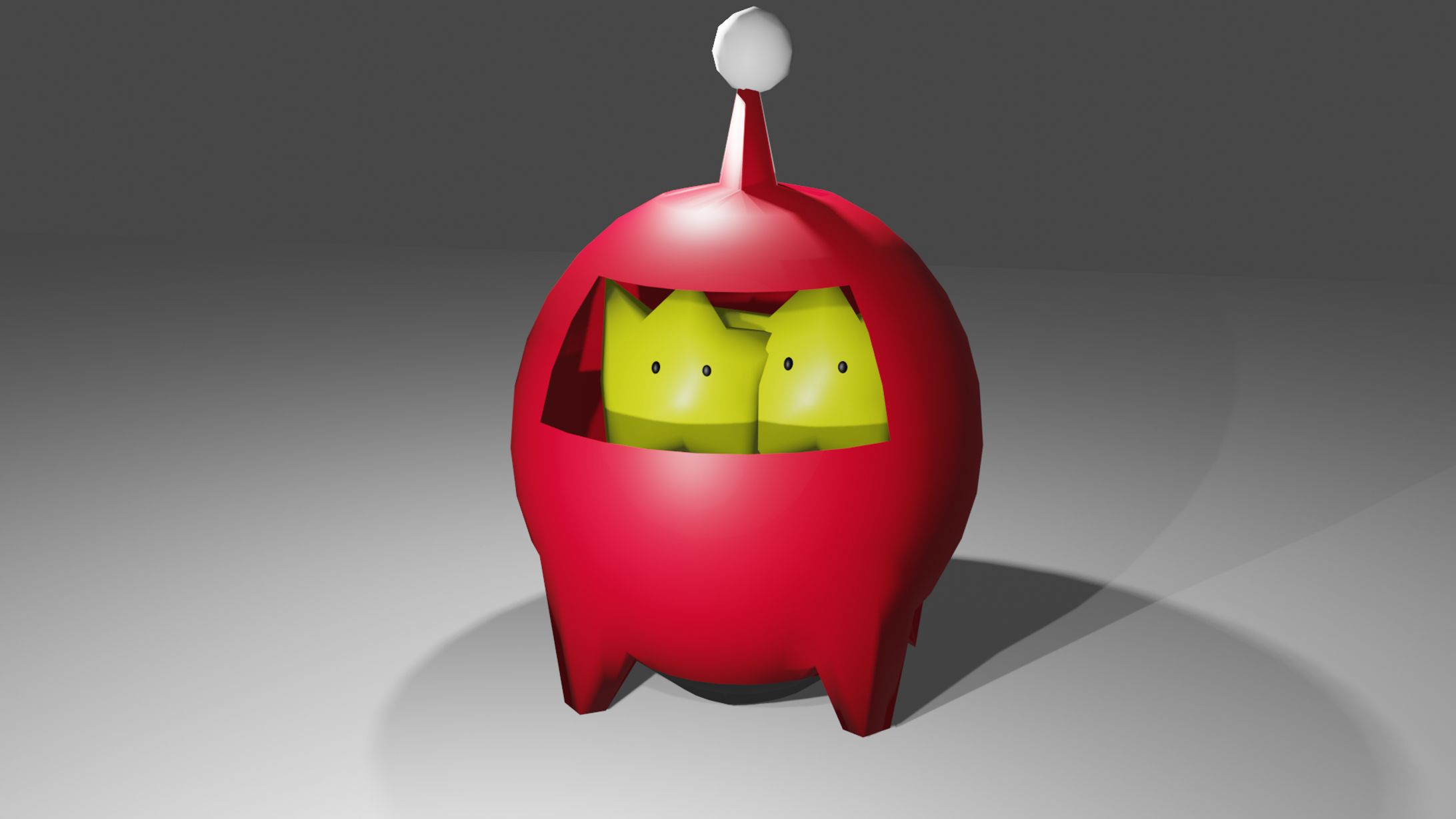 ロケットと星のキャラクター-1
