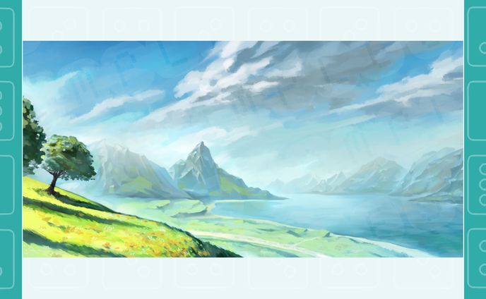 【自主制作】湖の草原