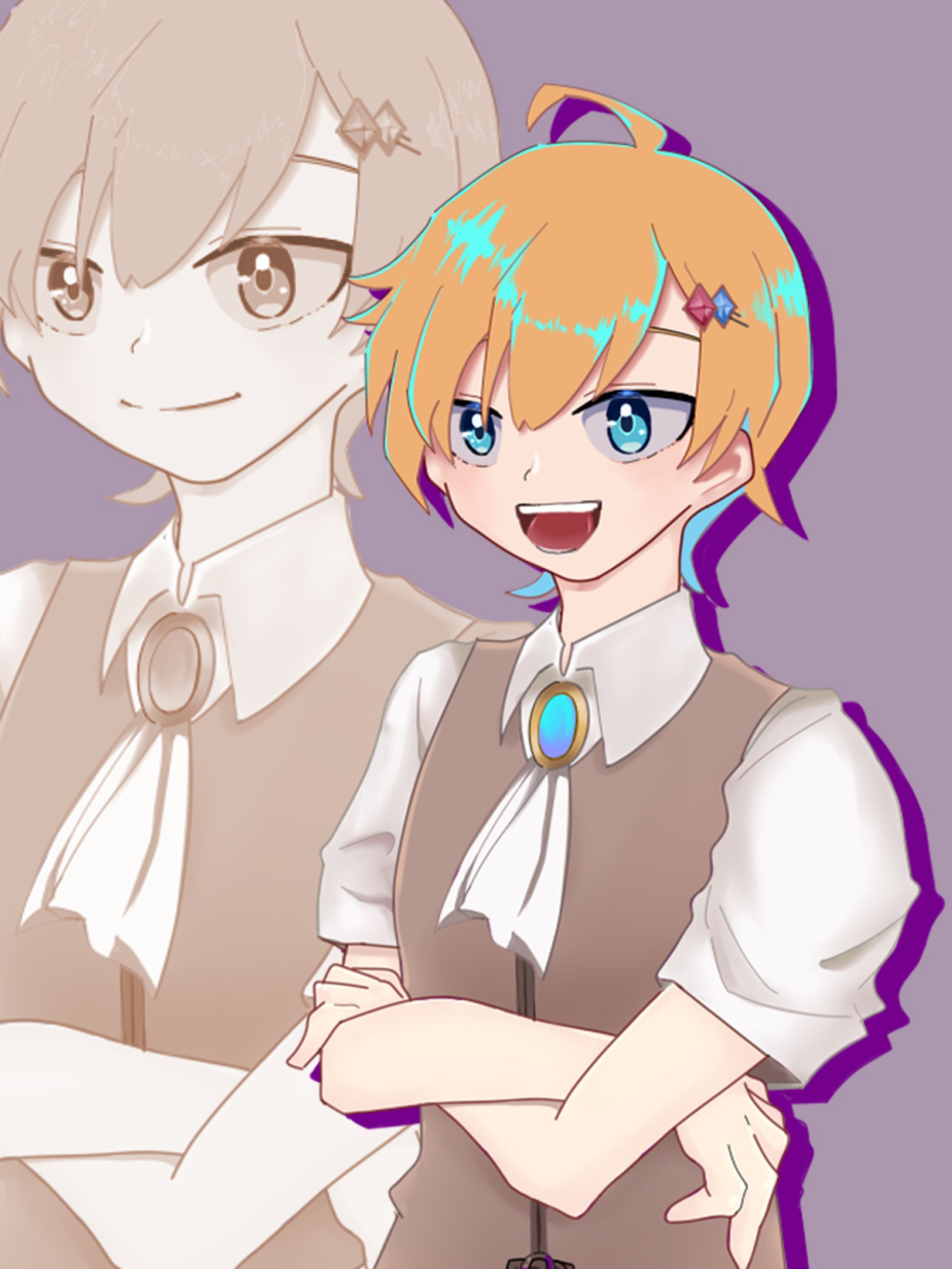 企画配信用立ち絵／VTuber・クロノミコ様-1
