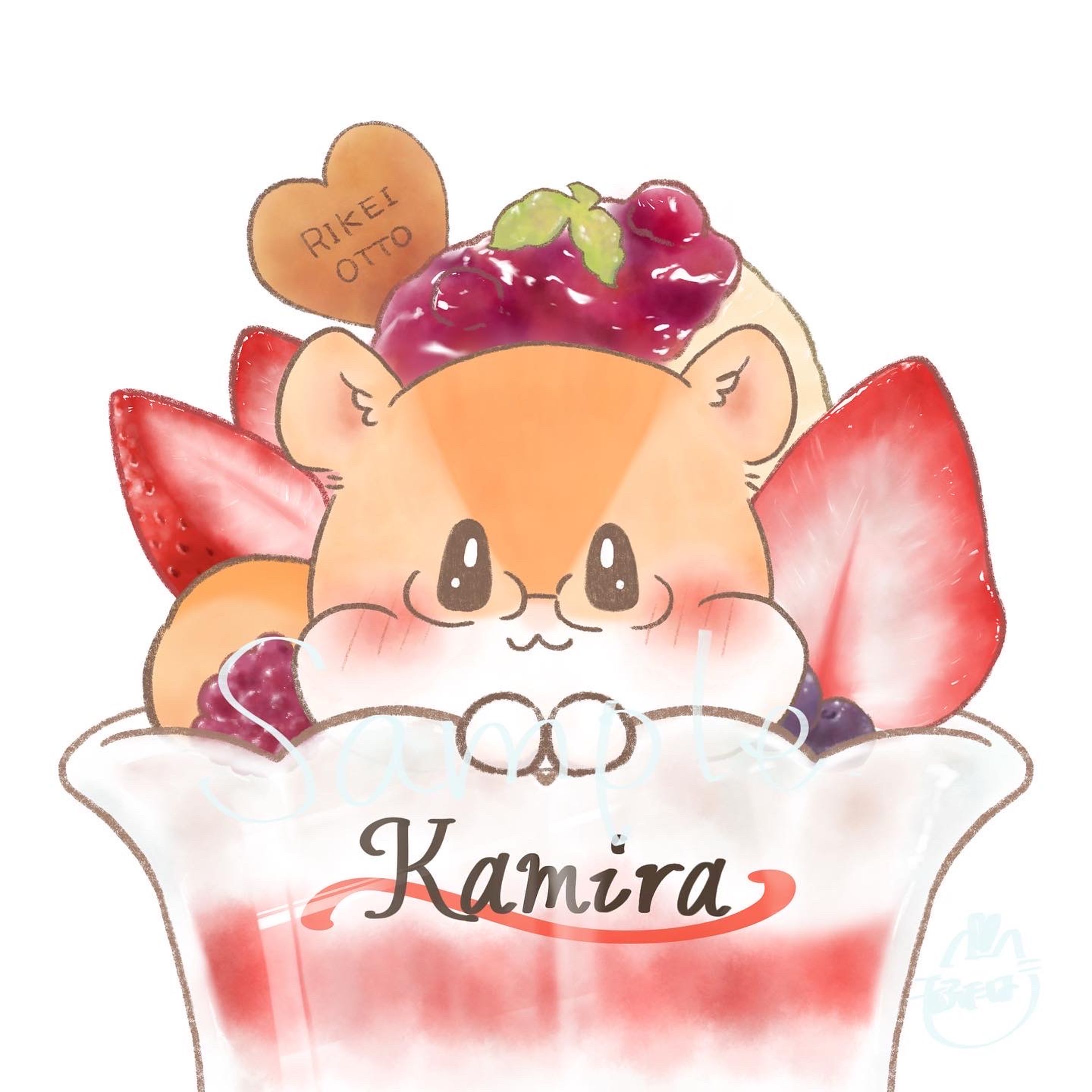 【オーダーイラスト】SNSアイコン（動物）-1