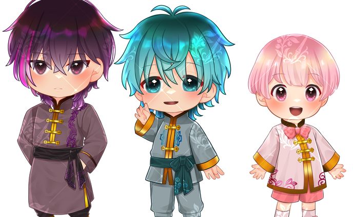 【イラスト】藍宵家ジュニア