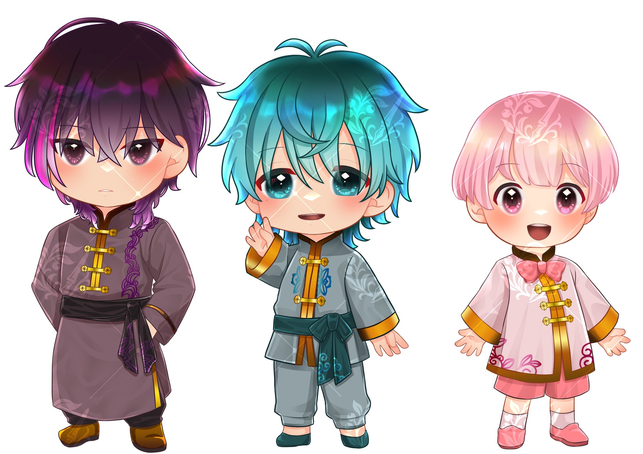 【イラスト】藍宵家ジュニア-1