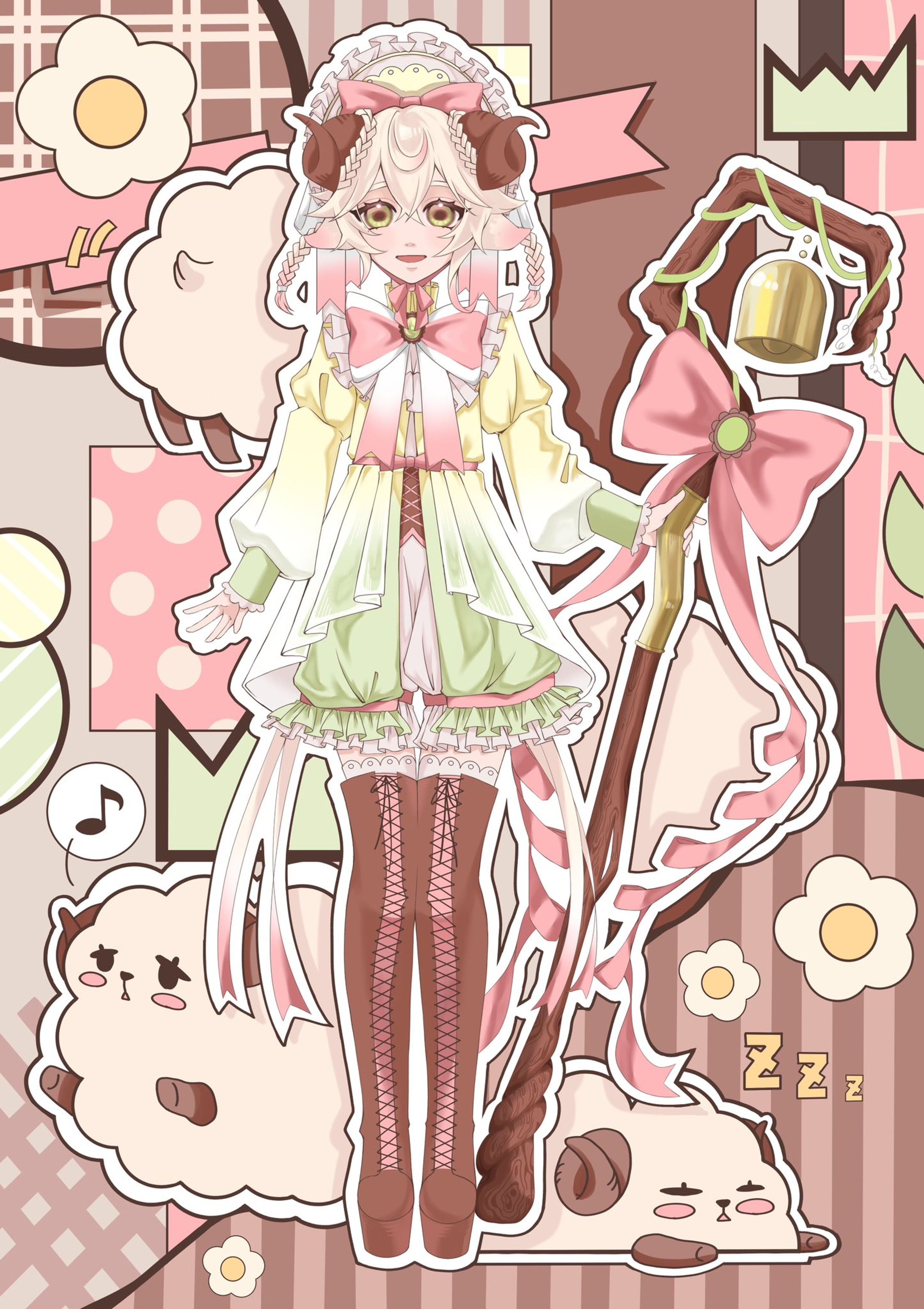 🎀🐏 少年 立ち絵 OC-1