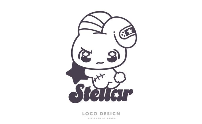 ちょこらび ゆぺくん☆★　アパレルブランドロゴ『 Stellar 』
