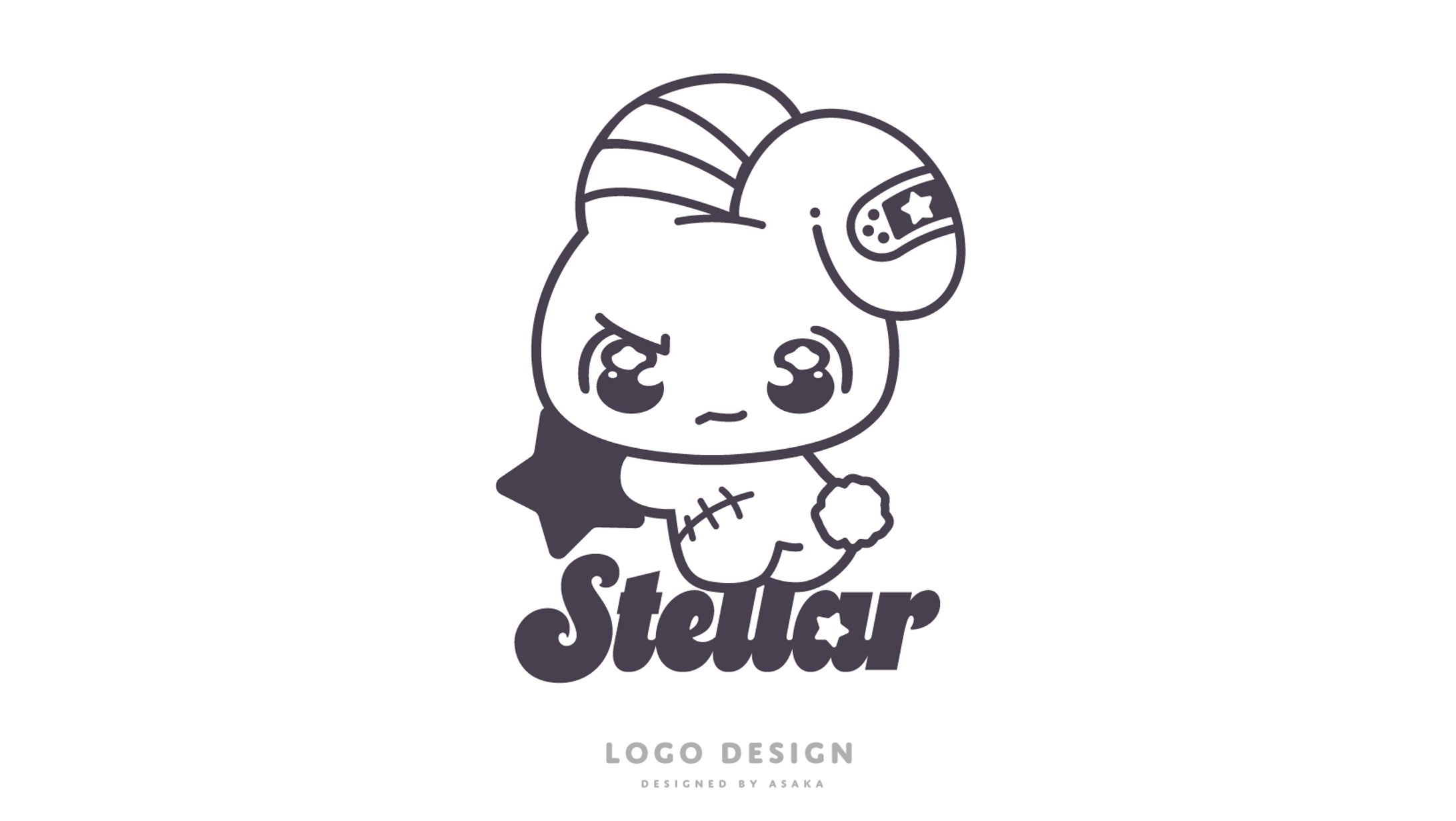 ちょこらび ゆぺくん☆★　アパレルブランドロゴ『 Stellar 』-1